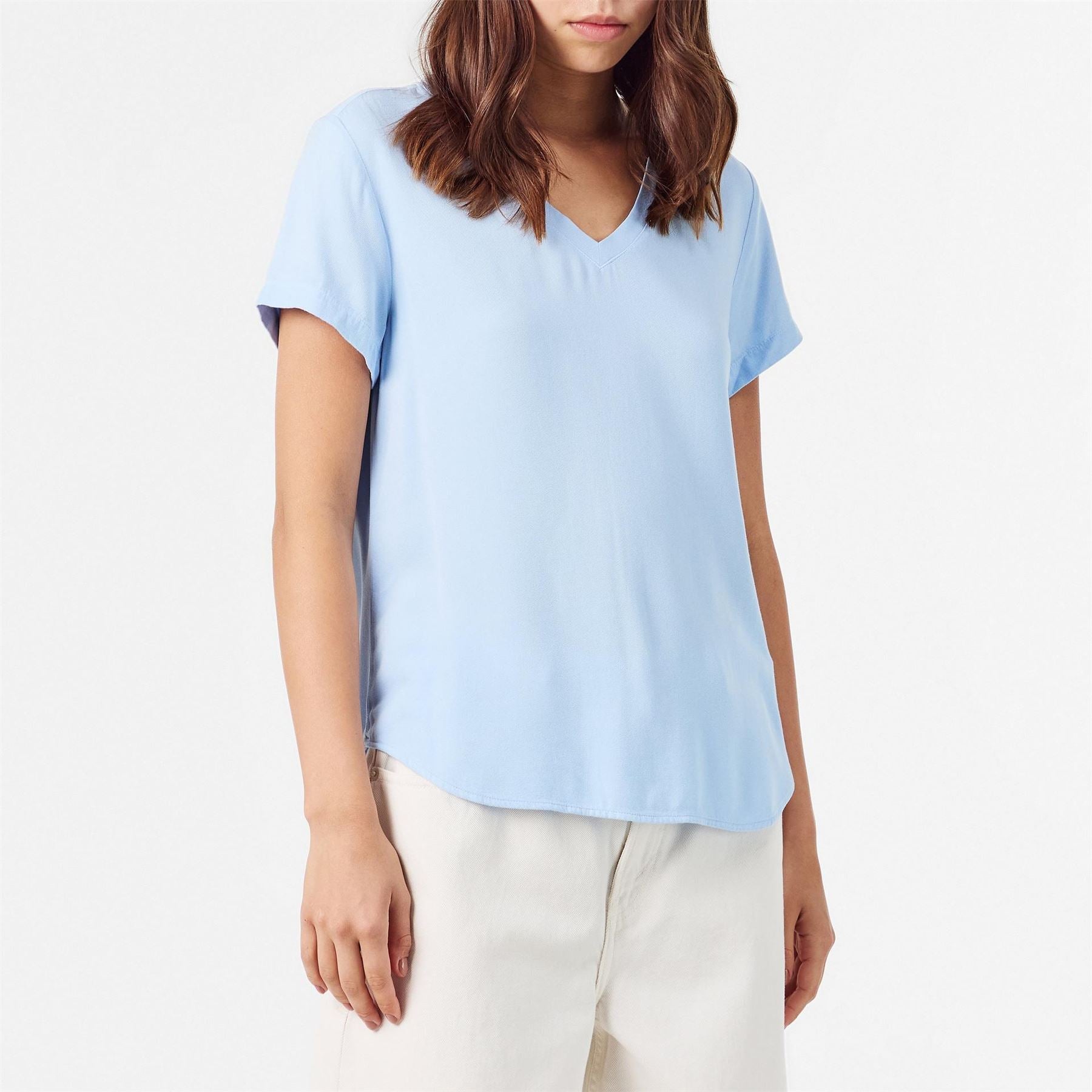 Bella Dahl V-Neck Regular Fit Short Sleeve T-Shirt