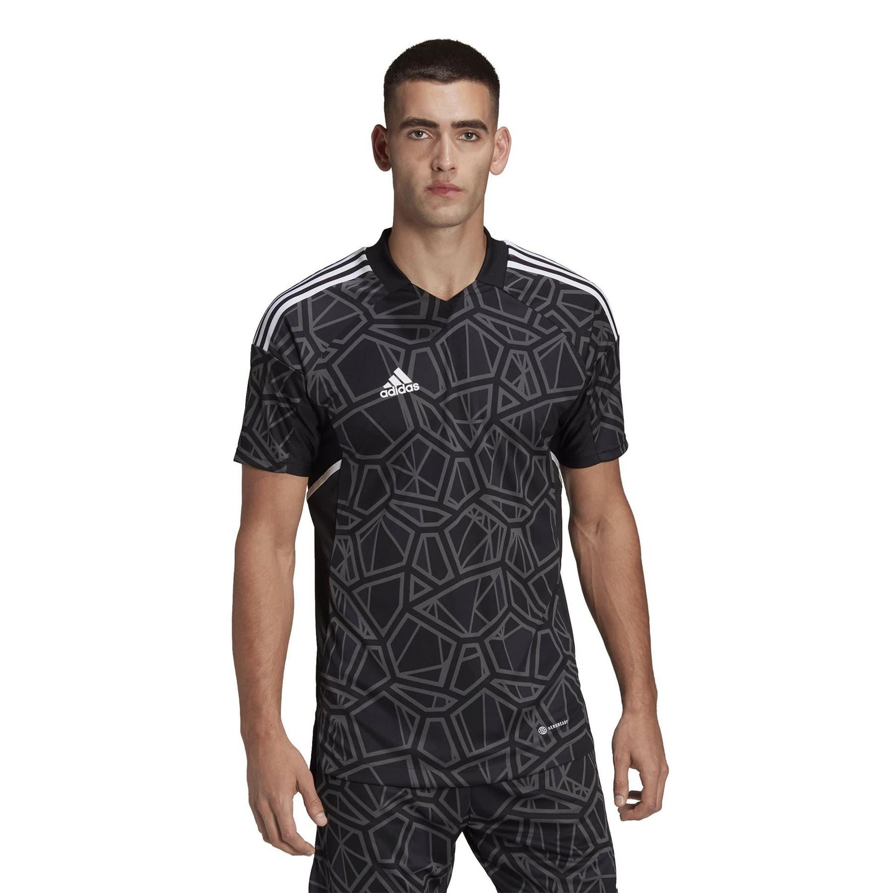 adidas V Neck Regular Fit Short Sleeve T-Shirt