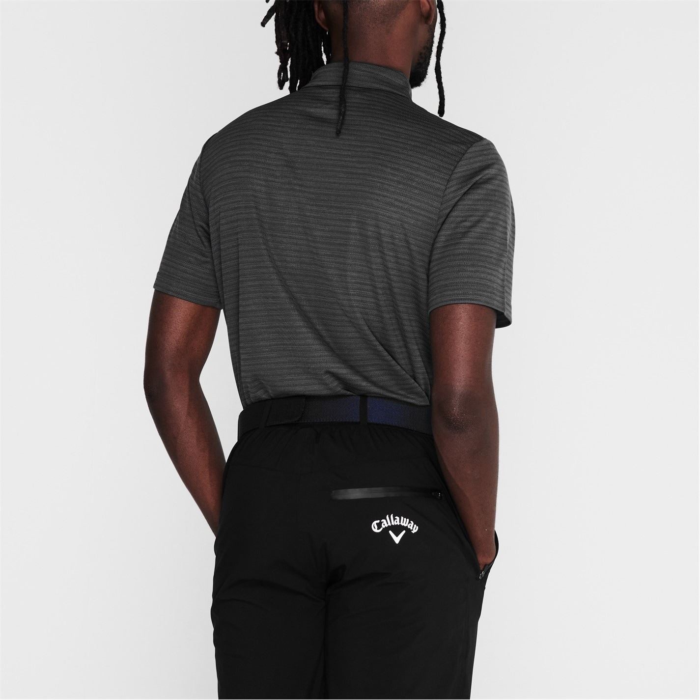 Callaway Mens Herringbone Golf Polo Shirt