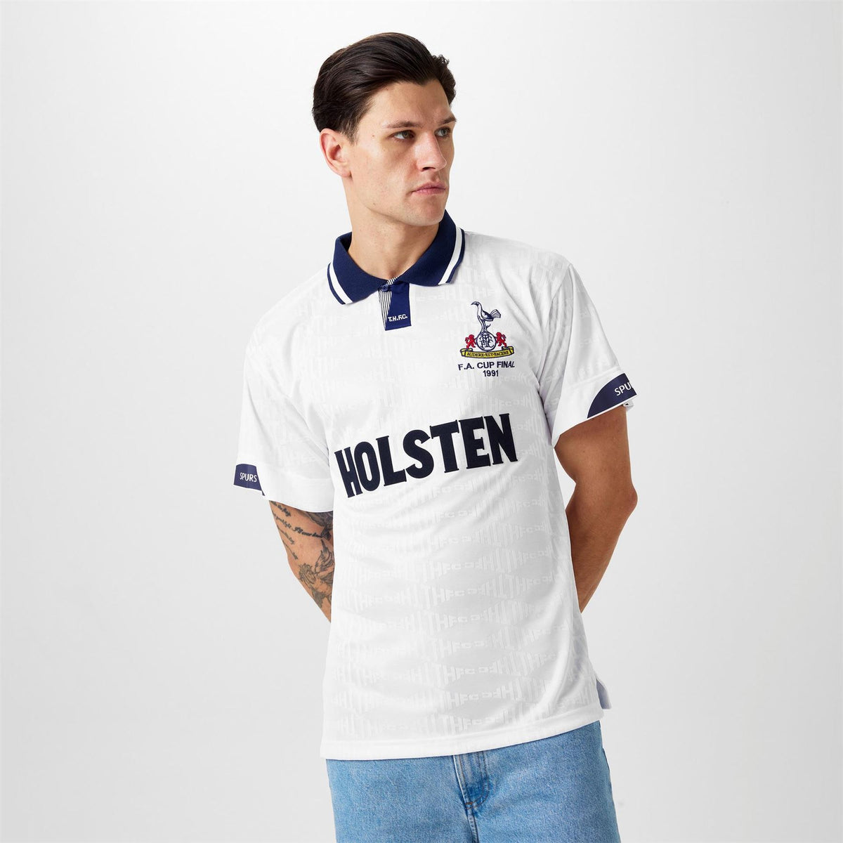 Score Draw Hotspur Home Shirt 1991 92