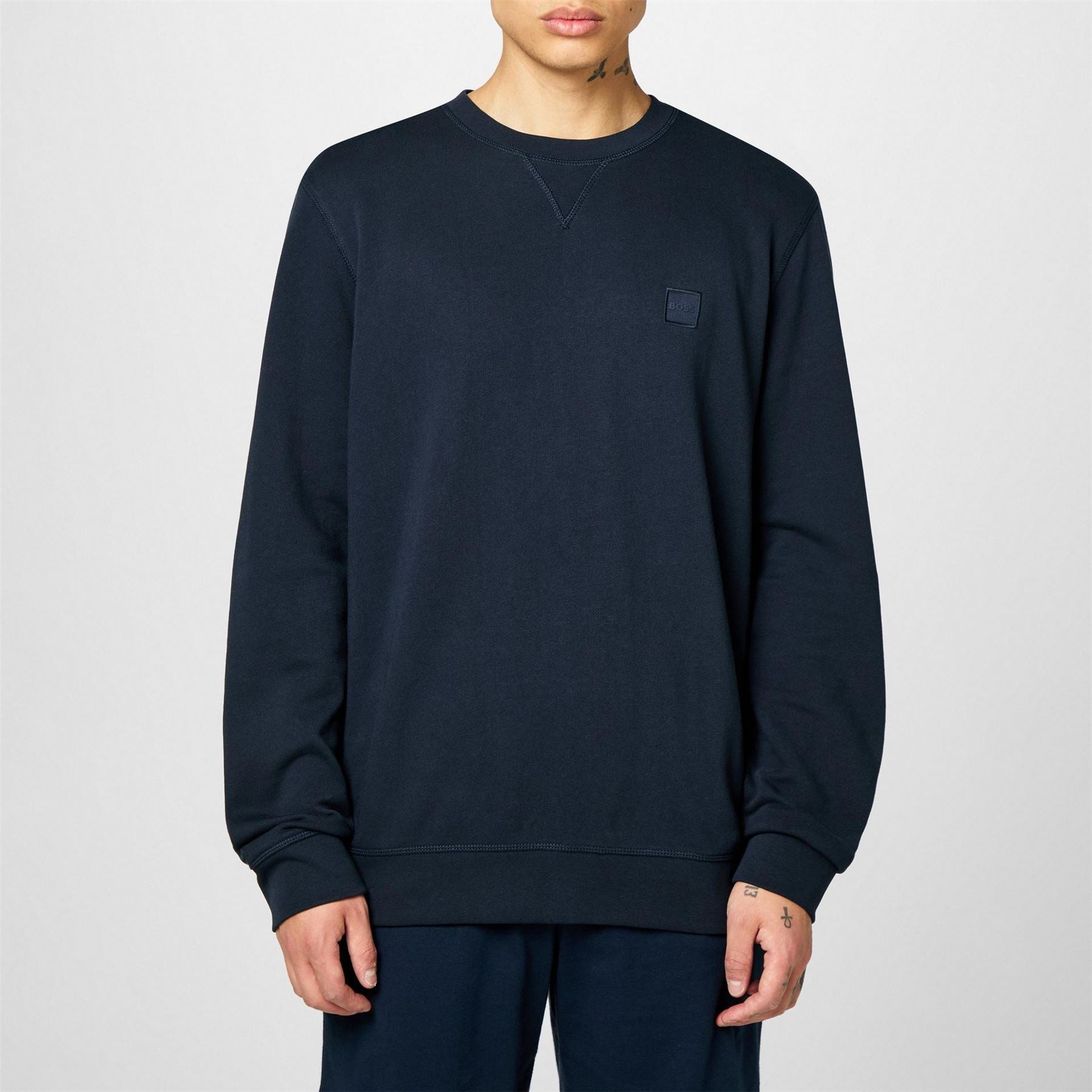 Boss Orange Long Sleeve Premium Cotton Sweatshirt (westart Crew Neck)