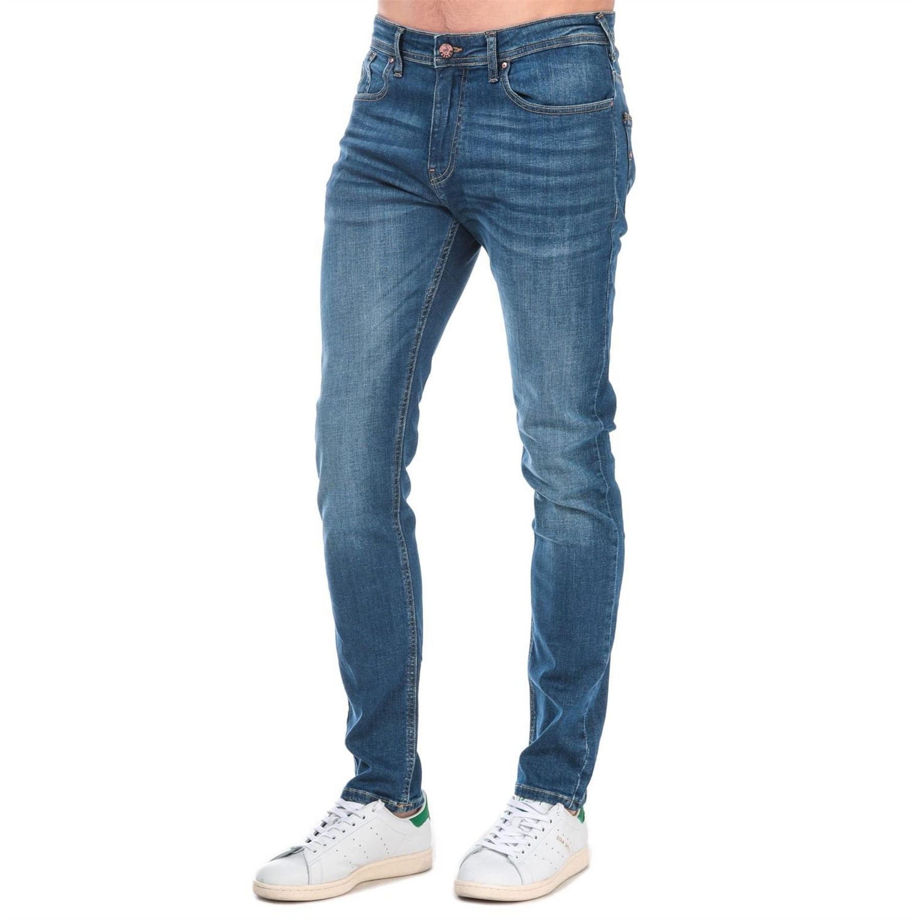 Duck and Cover Overbug Medium Wash Tapered Fit Jean