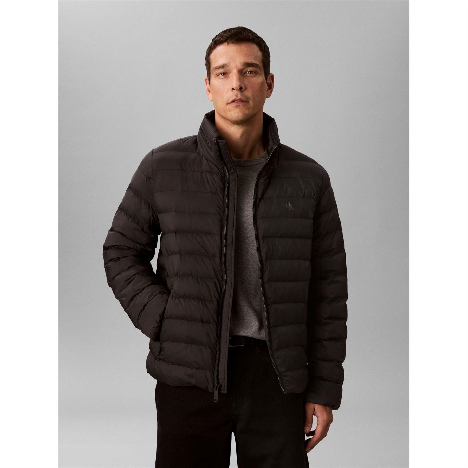 Calvin Klein Jeans Full Zip Shorts Puffer Jacket