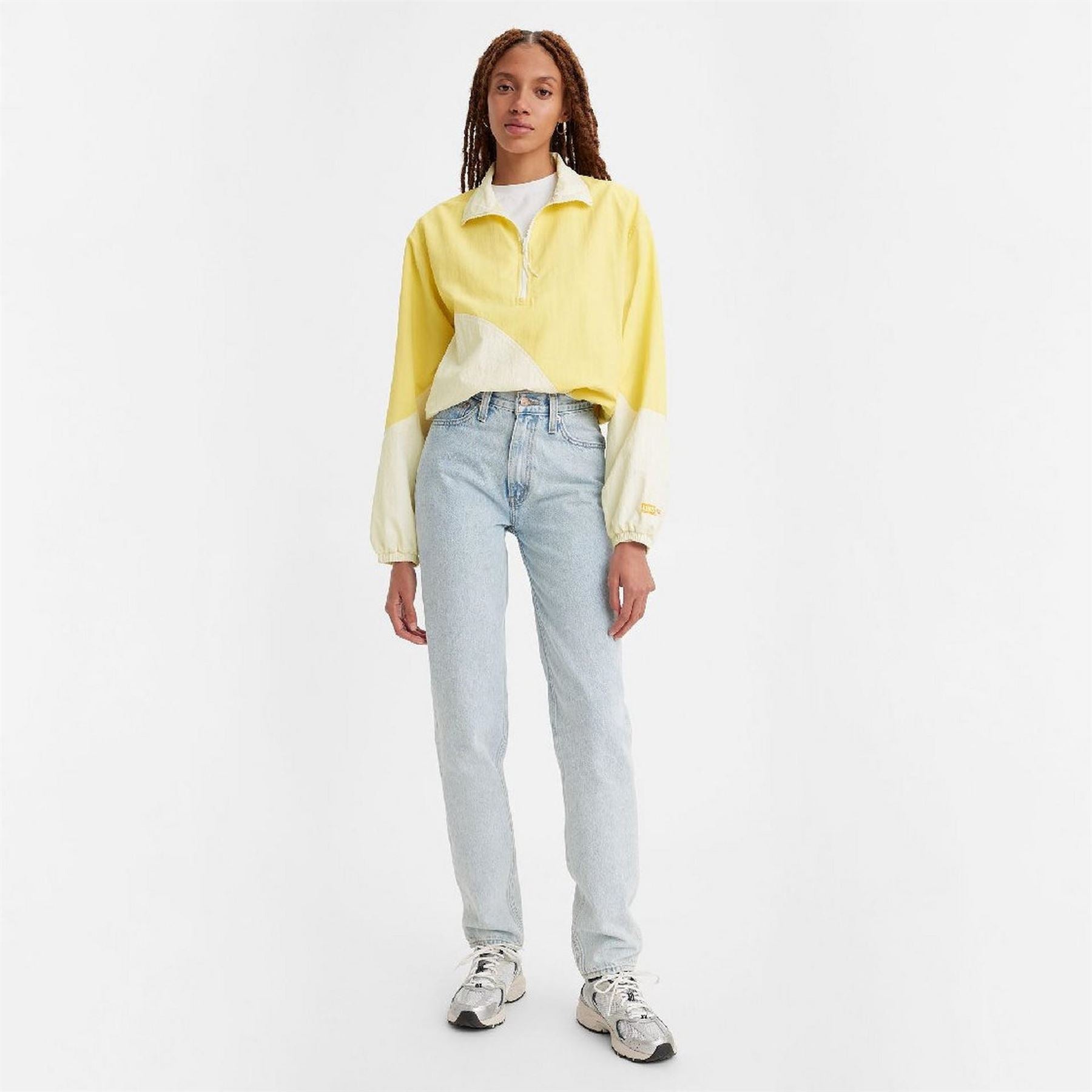 Levis Mom Jean Dont Be Frayed Straight Leg Jeans