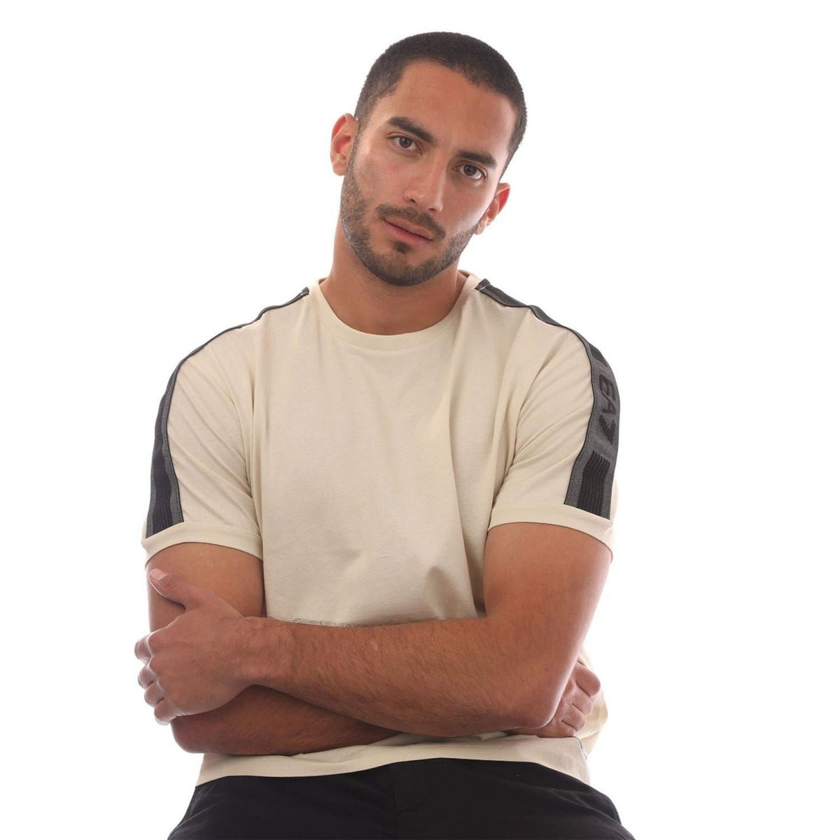 EA7 Series Cotton Jersey T-Shirt