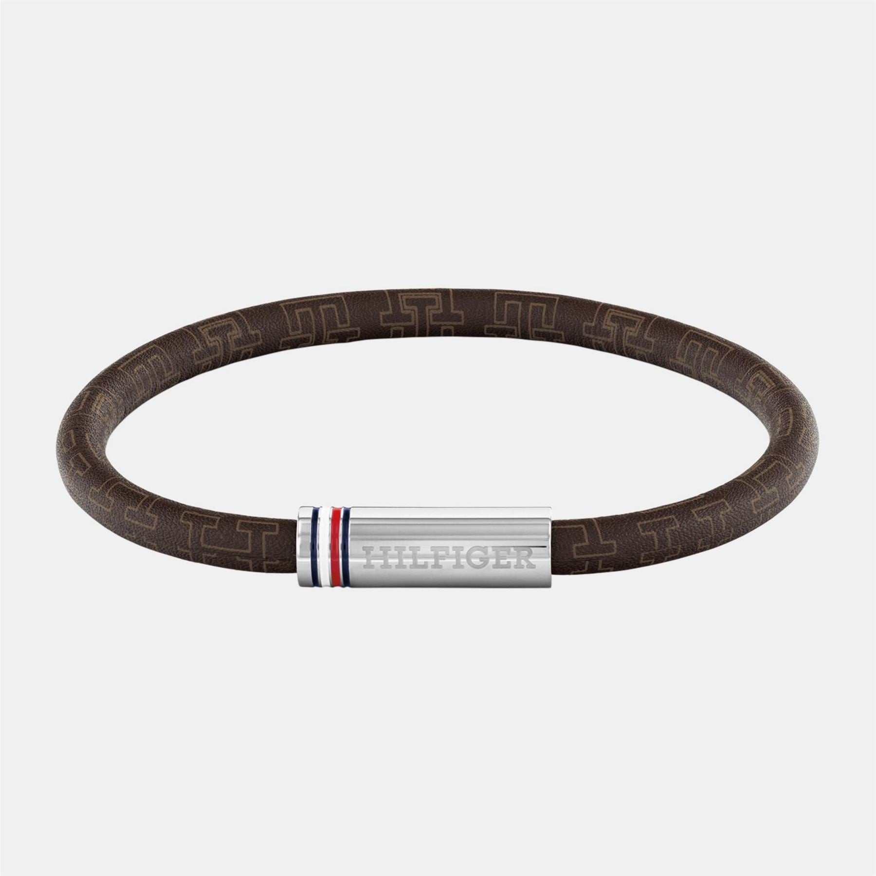 Tommy Hilfiger Hilfiger Men’s Cord Leather Bracelet