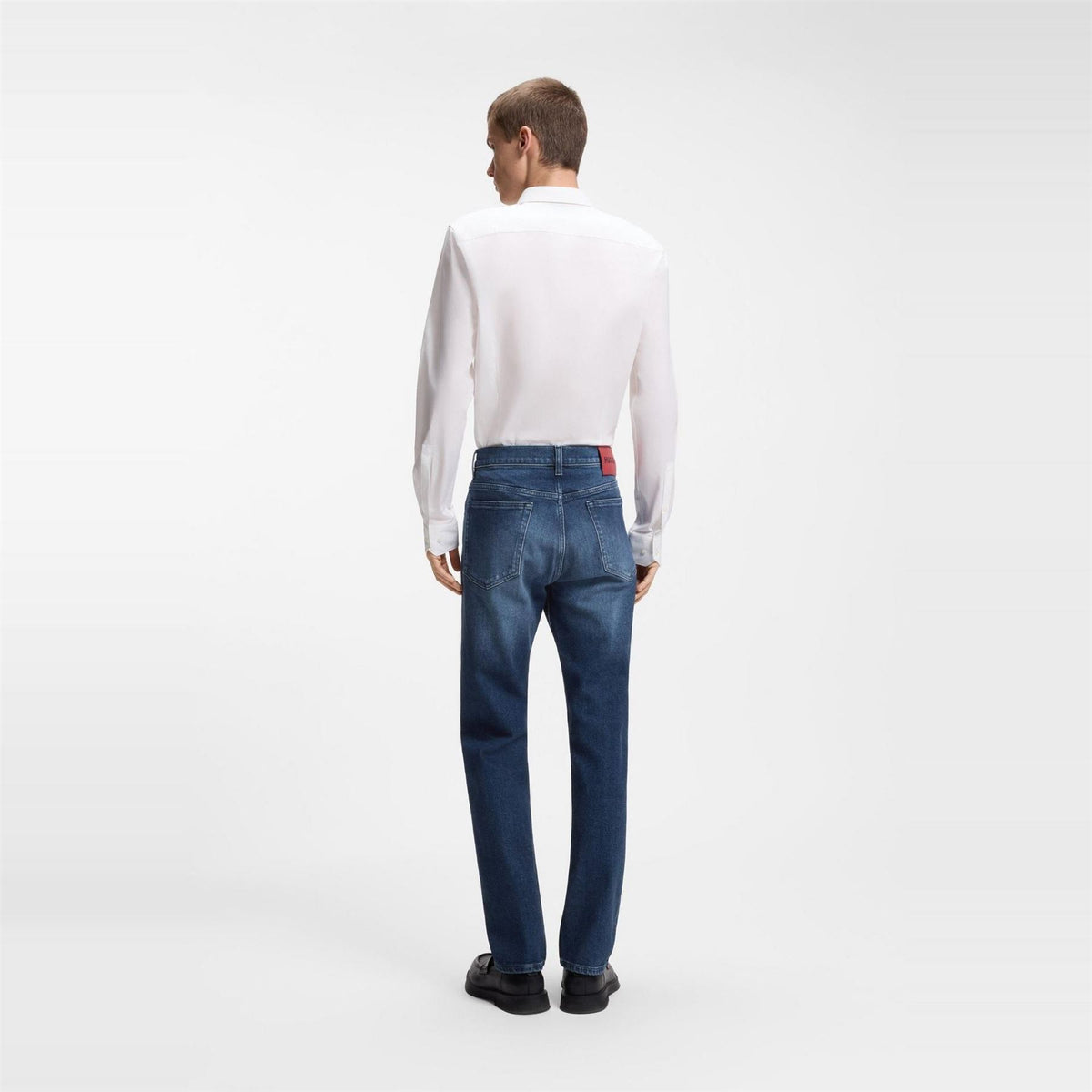 Hugo Mid Rise Slim Fit Five Pocket Jeans