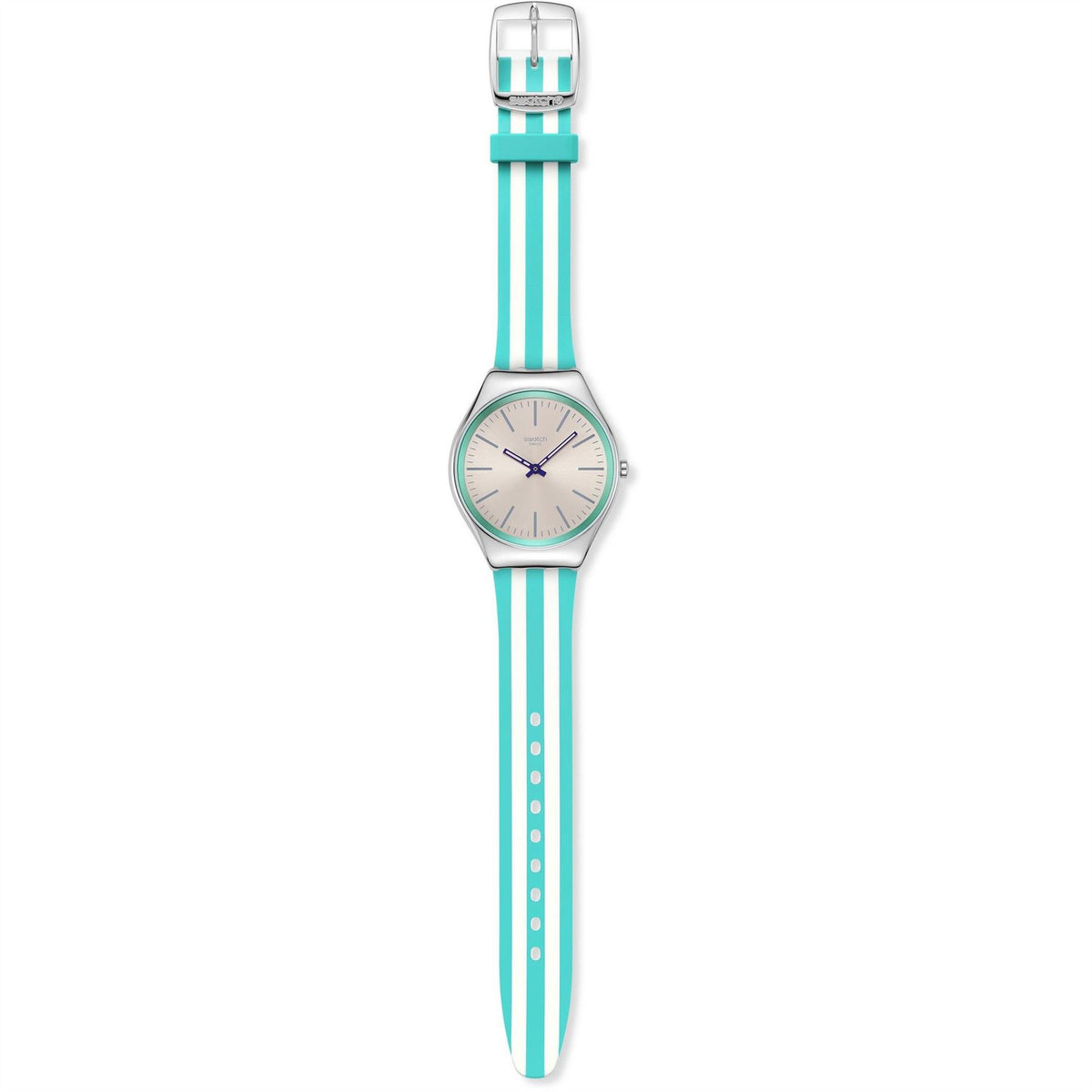 Swatch Skin Irony Fashion Rubber Strap Analogue Watch