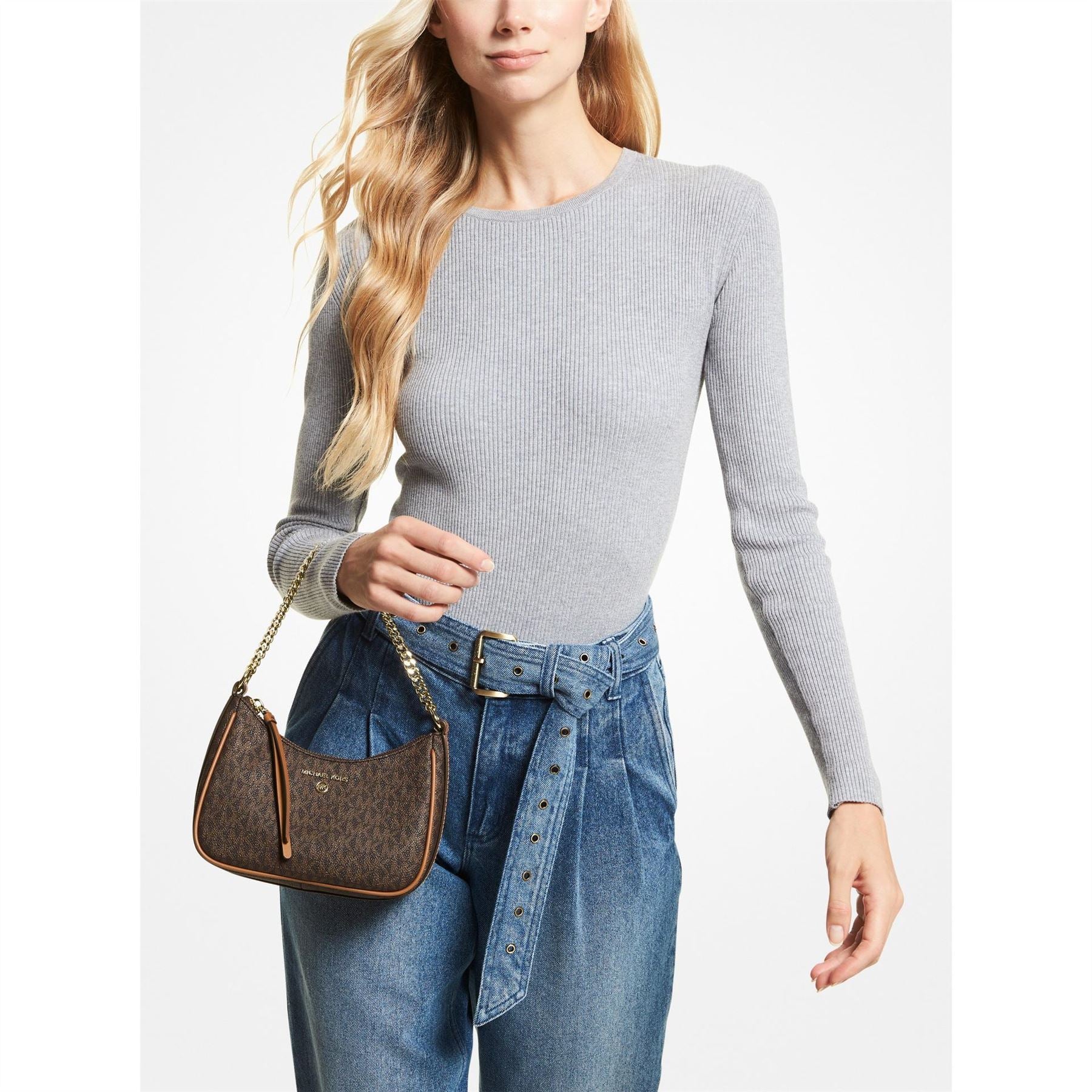 MICHAEL Michael Kors Jet Set Signature Chain Shoulder Bag