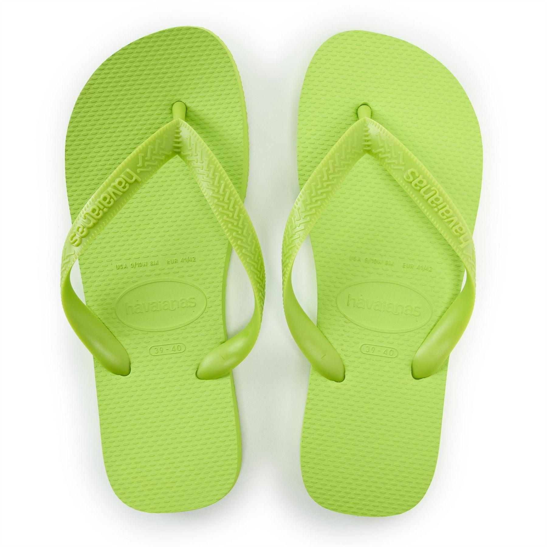 Havaianas Womens Hav. Top Leaf Green 37 38 Flip Flops