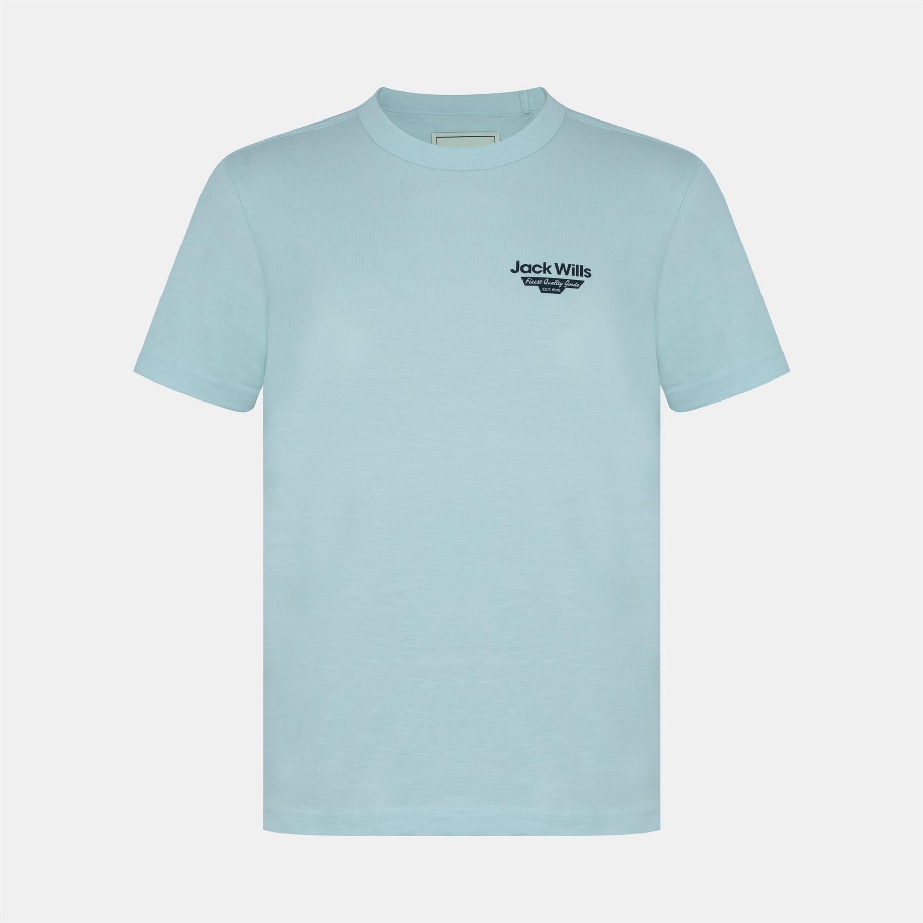 Jack Wills Staple Cotton Short Sleeve Crew Neck T-Shirt