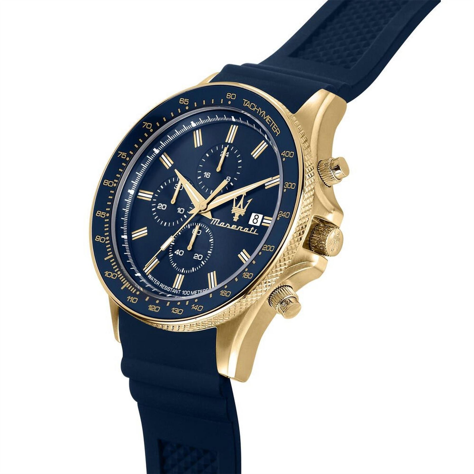 Maserati Sport Analogue Rubber Strap Watch