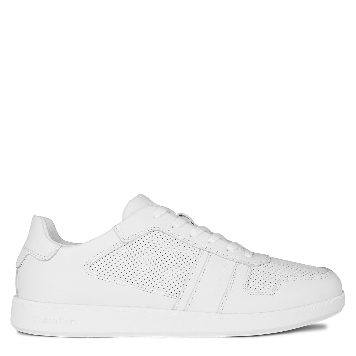 Calvin Klein Lace Up Leather Trainers