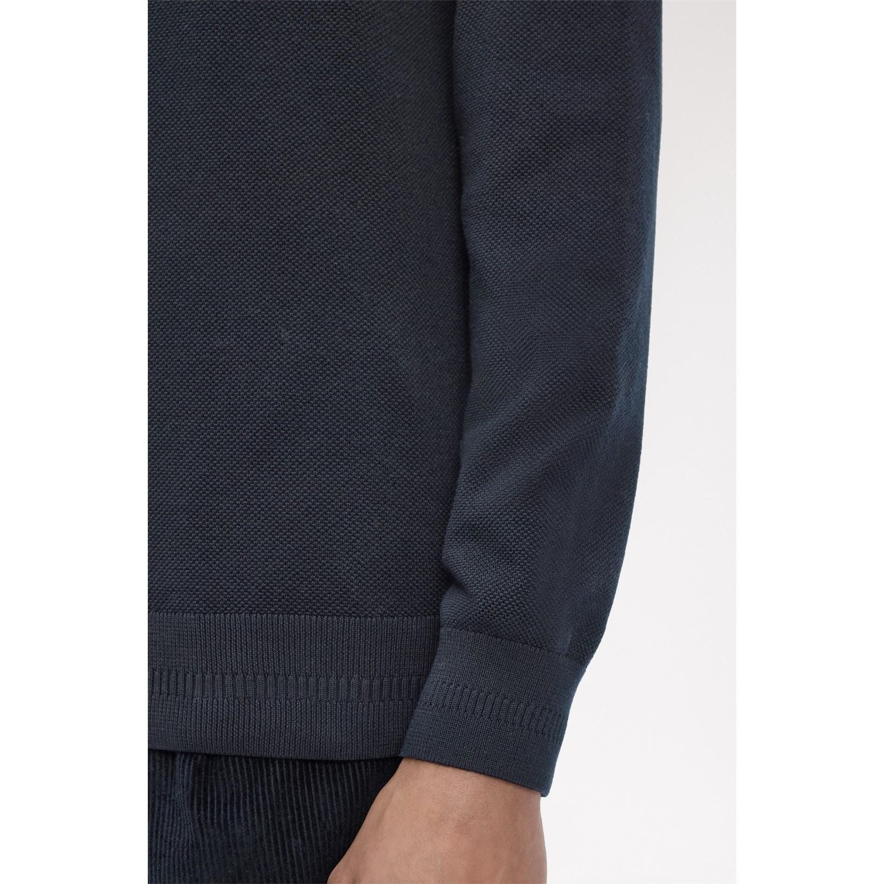 Fred Perry Pique Crew Neck Jumper