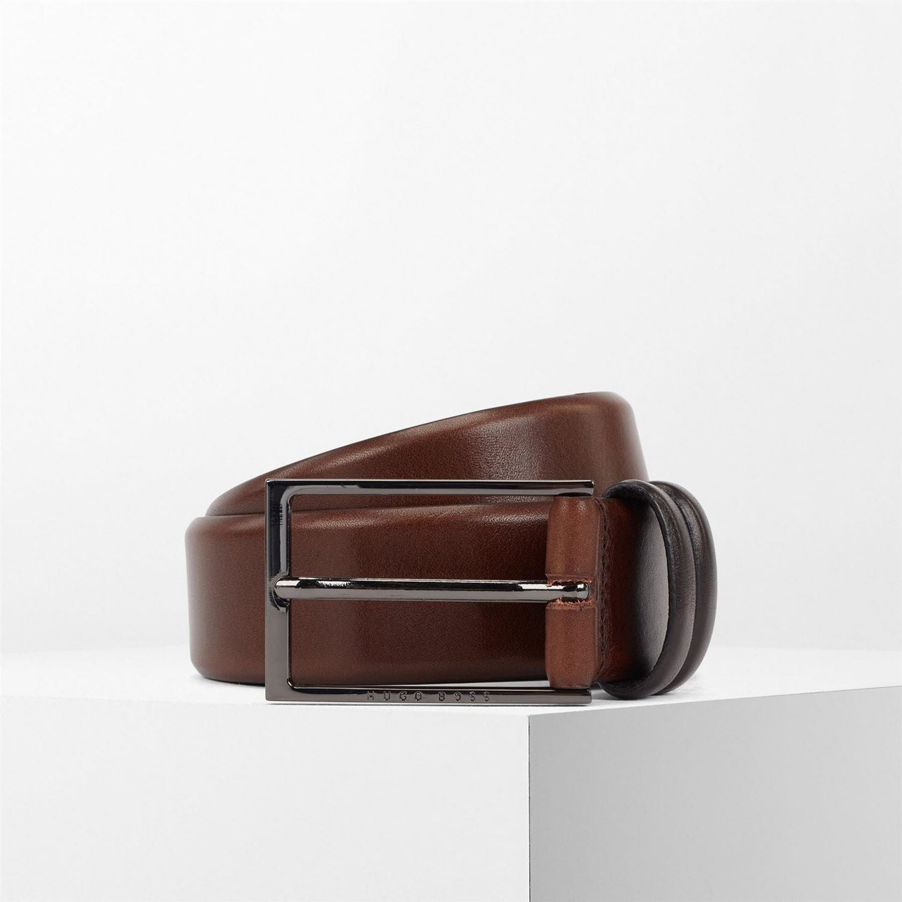 Boss Leather Pin Buckle Belt