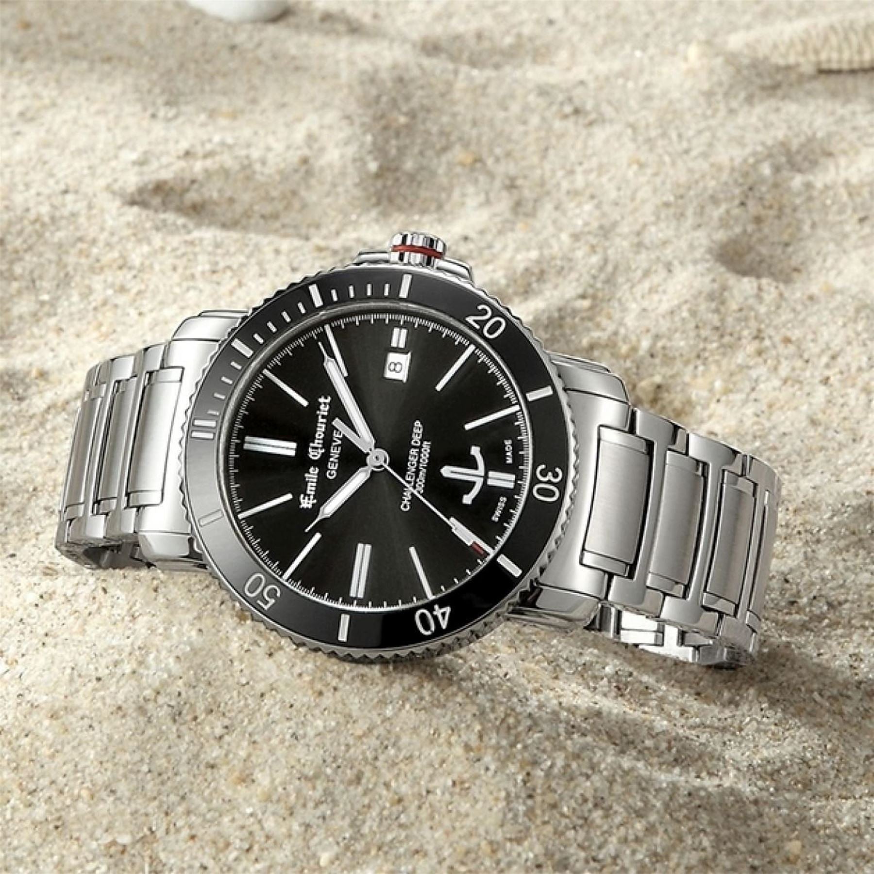 Emile Chouriet Deep Watch 08.1169.g.6.aw.58.6