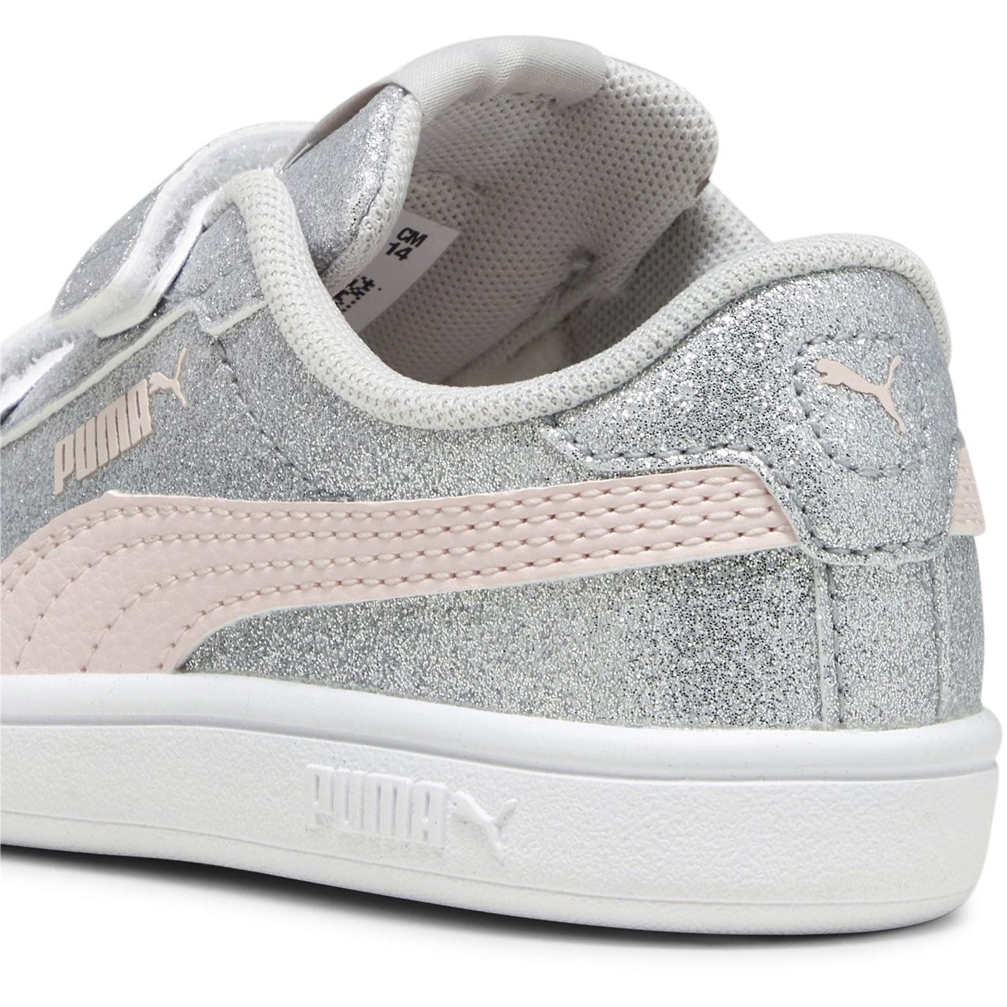 Puma Smash 3.0 Glitz Glam V Infant Girl Trainers