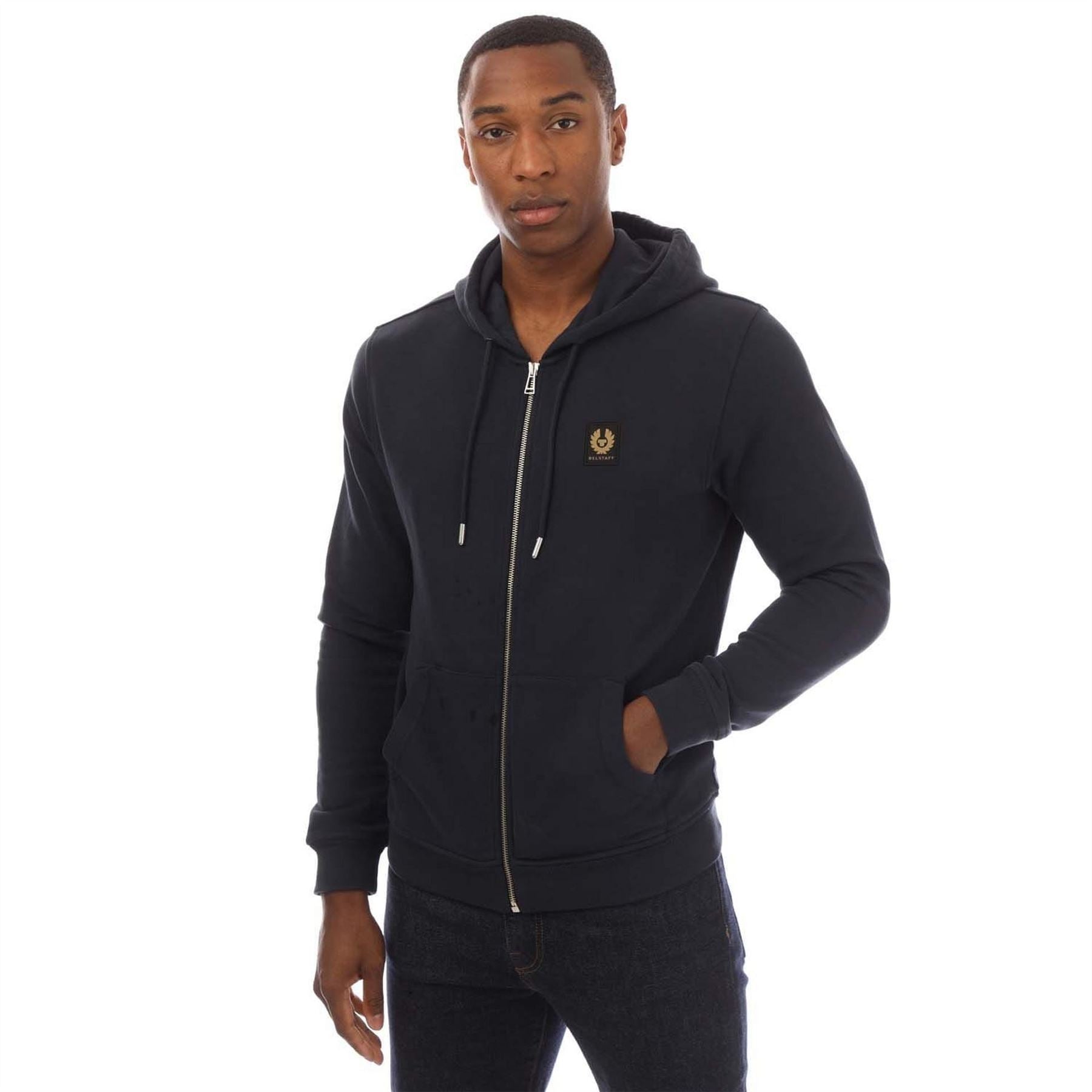 Belstaff Fleece Full Zip Hoodie