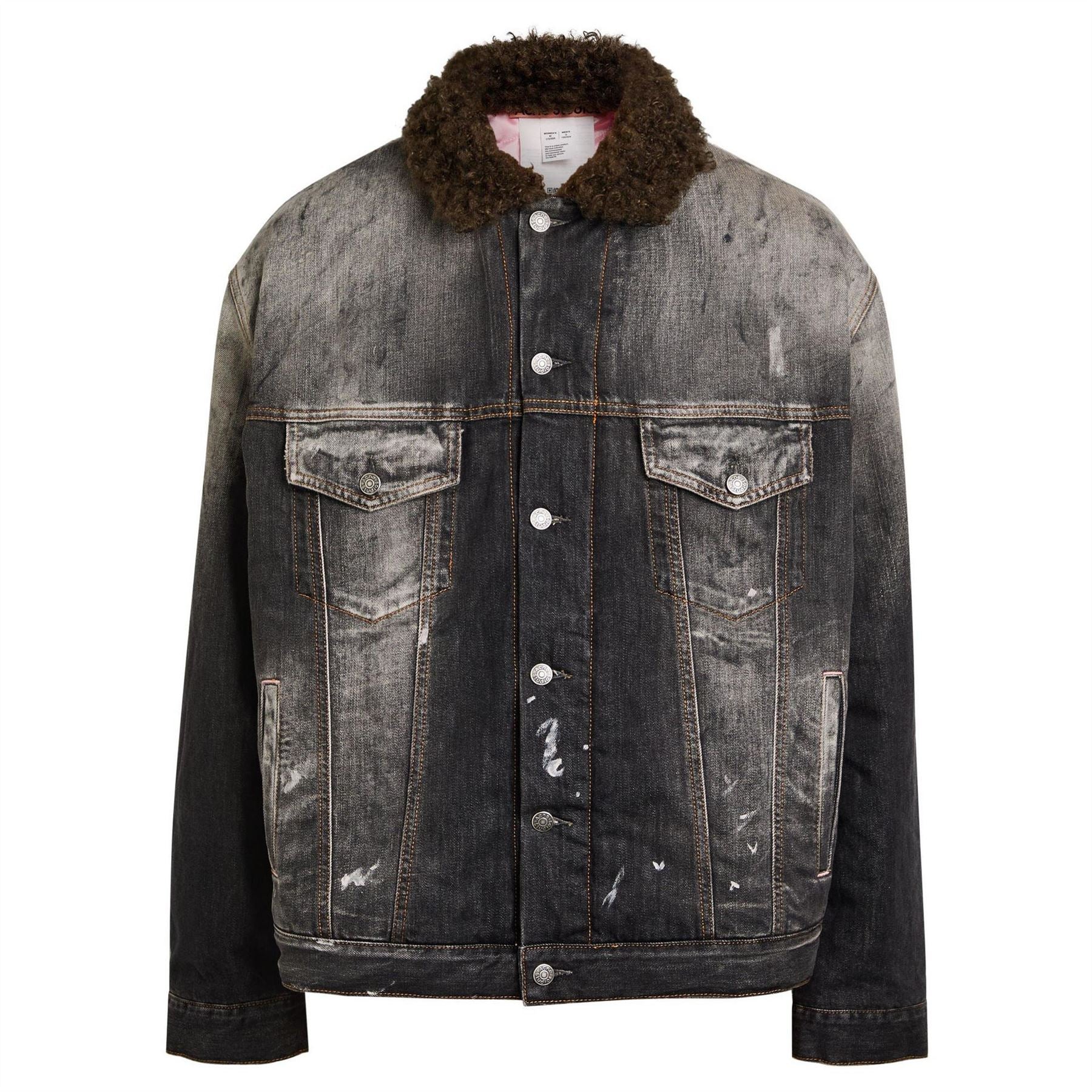 Acne Studios Shearling Denim Jacket
