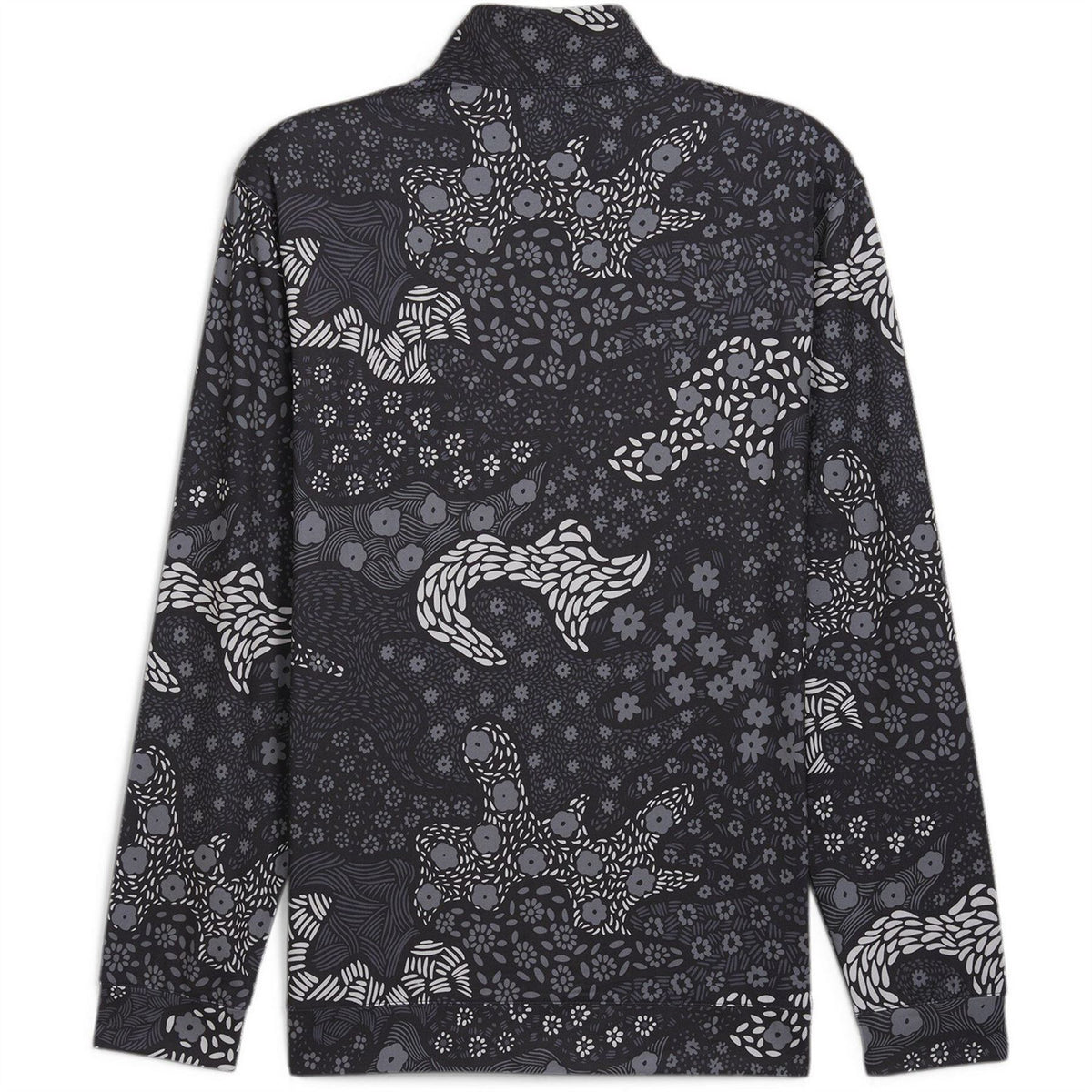 Puma Camo Quarter Zip Long Sleeve T-Shirt