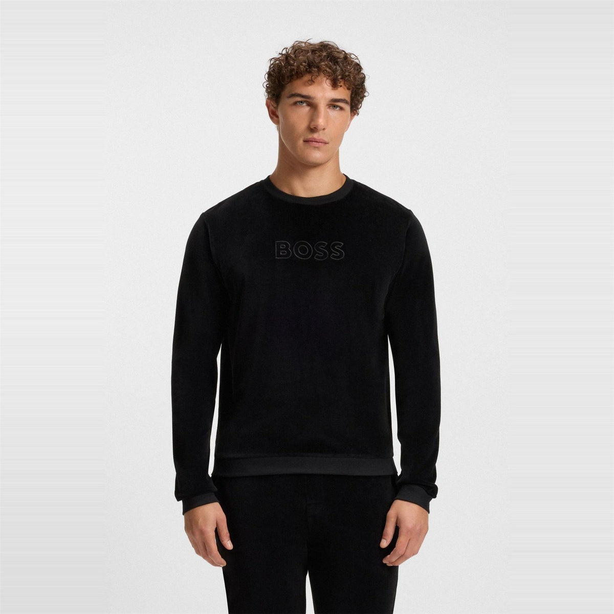 Boss Velour Sweatshirt 10275198 01