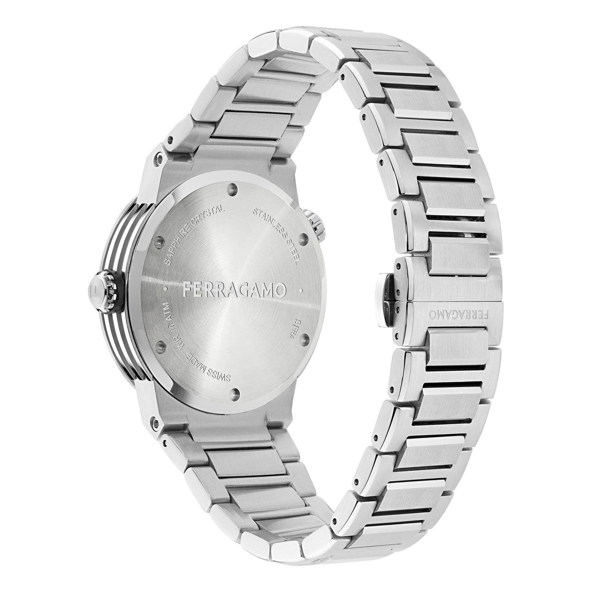 Ferragamo F 80 Tonneau Analogue Quartz Watch