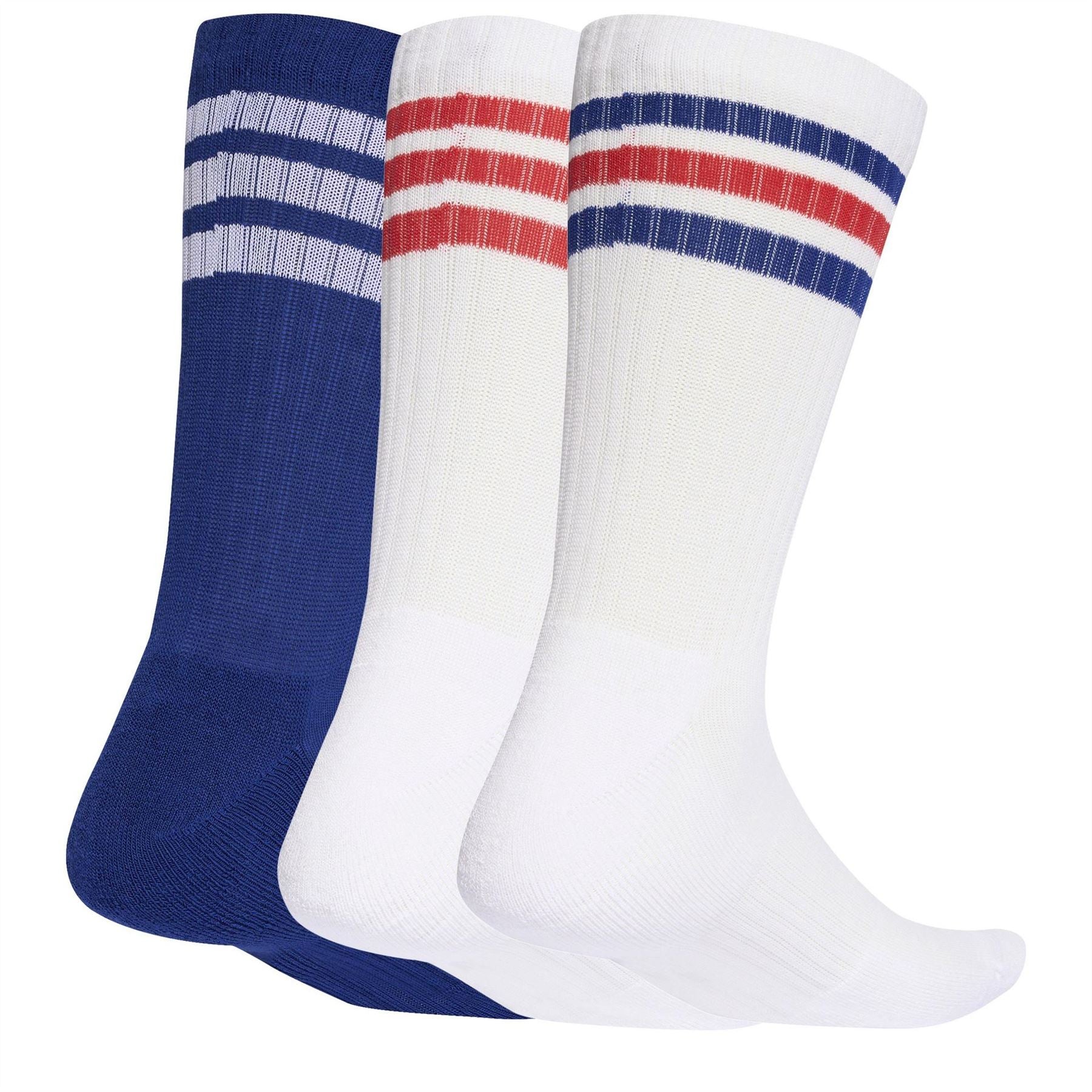 adidas 3 Pack Crew Socks Adults