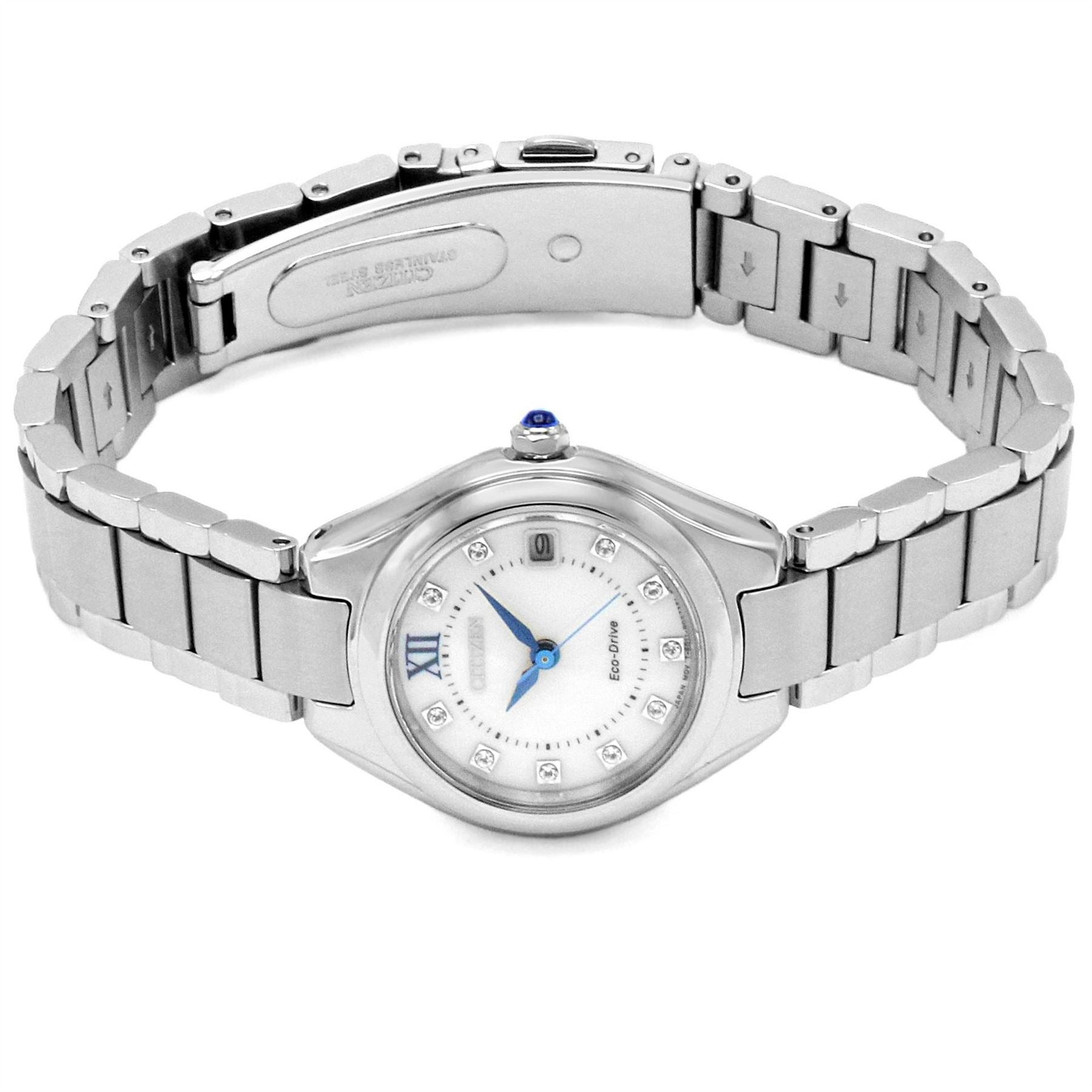 Citizen Crystal Stainless Steel Classic Watch
