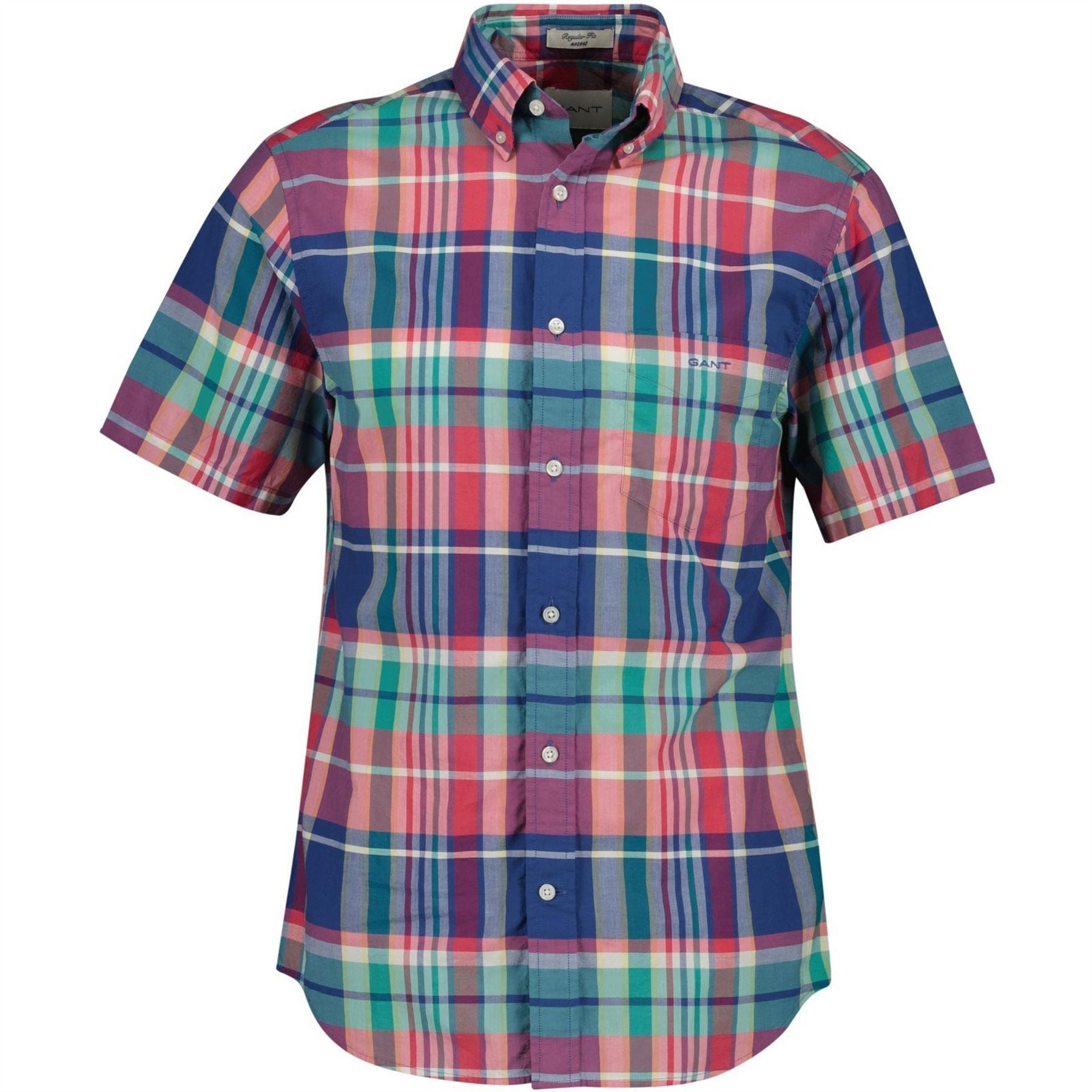 Gant Patterned Short Sleeve Shirt