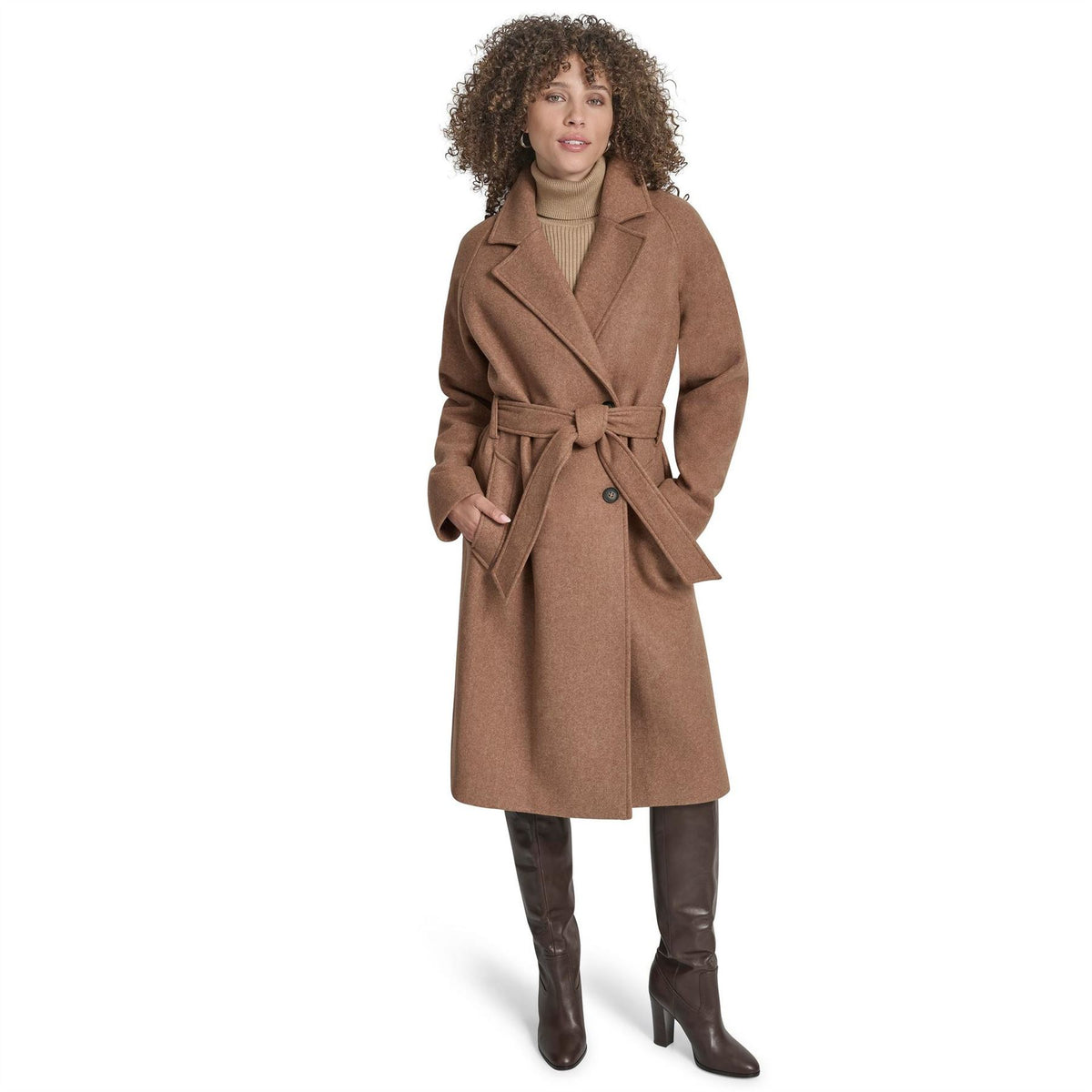 DKNY  Wrap Overcoat