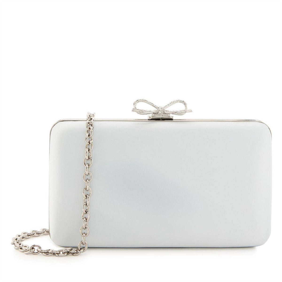 Self Portrait Satin Clutch Bag