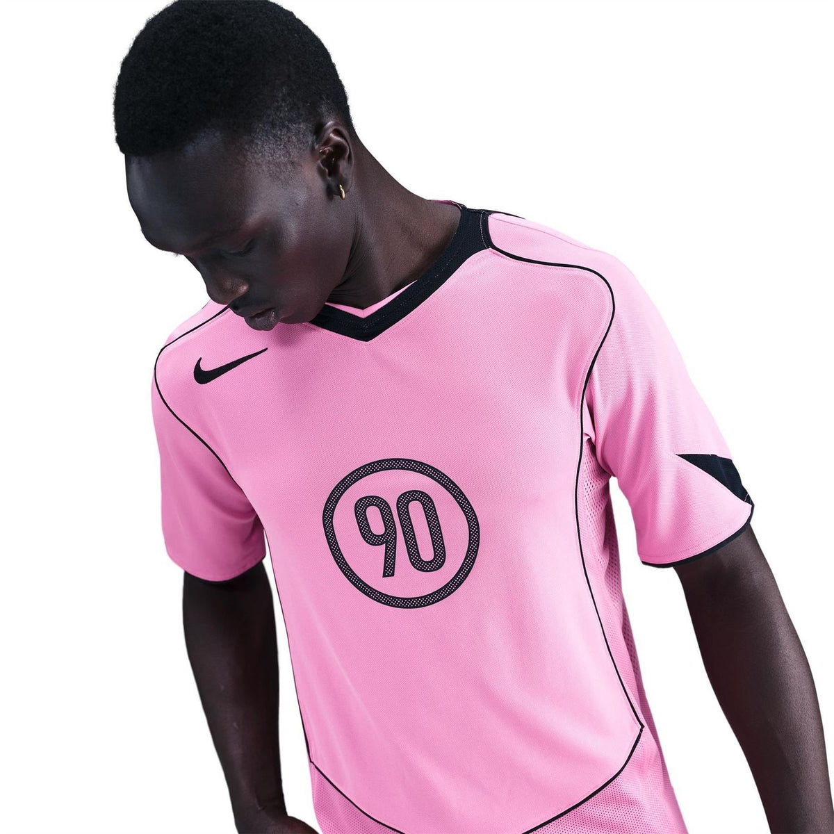 Nike T90 Energy V-Neck Raglan Short Sleeve Jersey