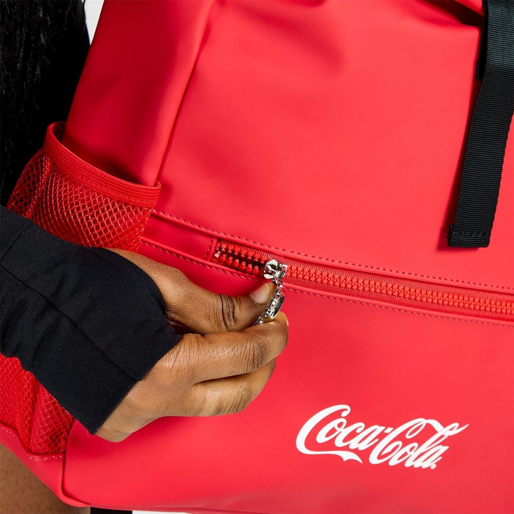 Coca Cola Cola Officially Licensed Lifestyle Roll Top Bag Unisex