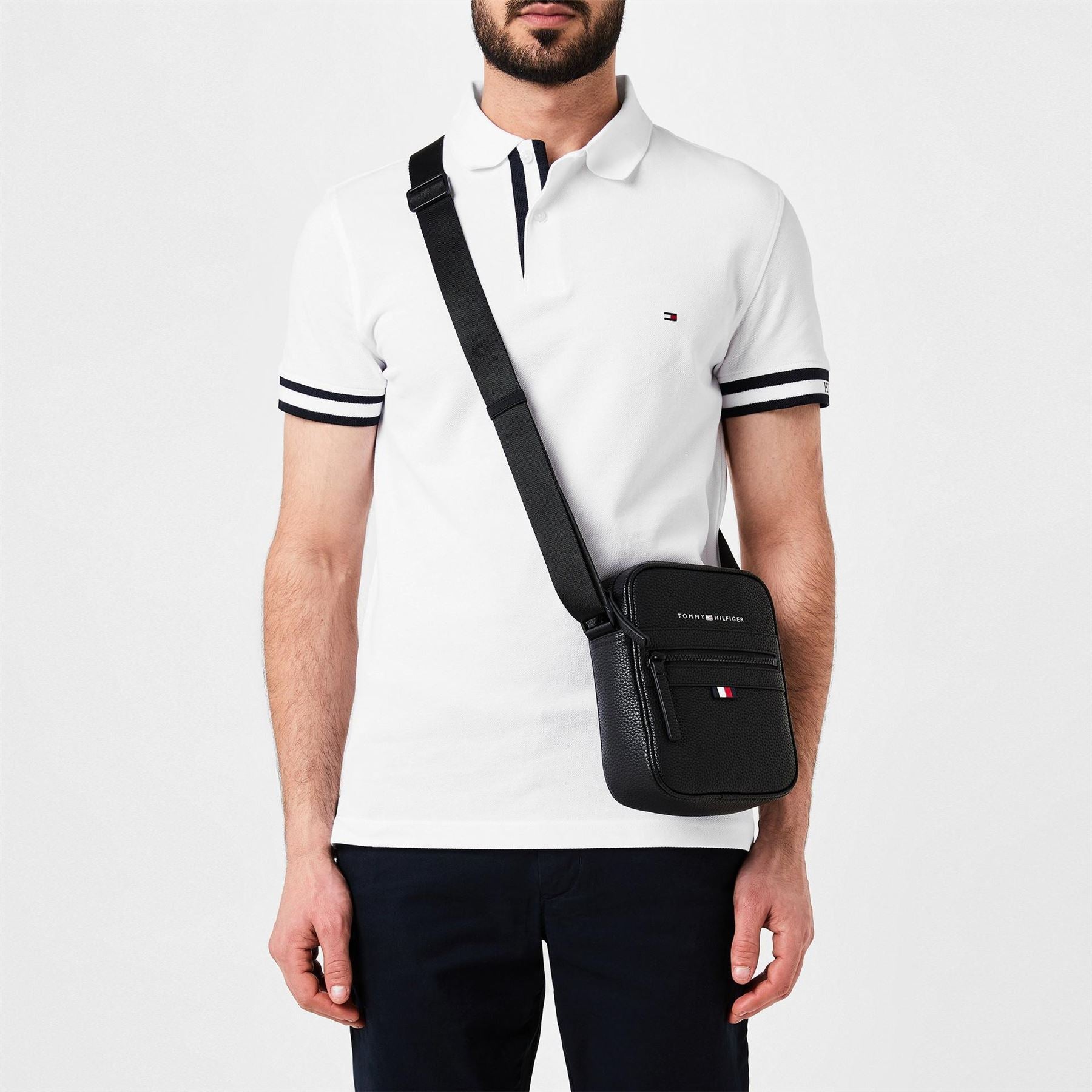 Tommy Hilfiger Pu Mini Reporter Bag