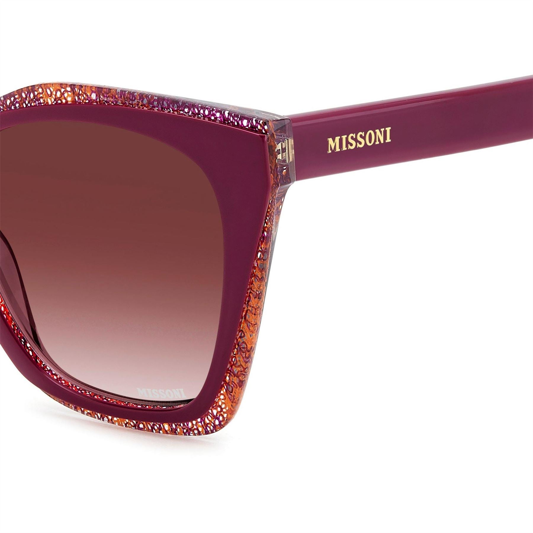 Missoni Rectangular Round Sunglasses