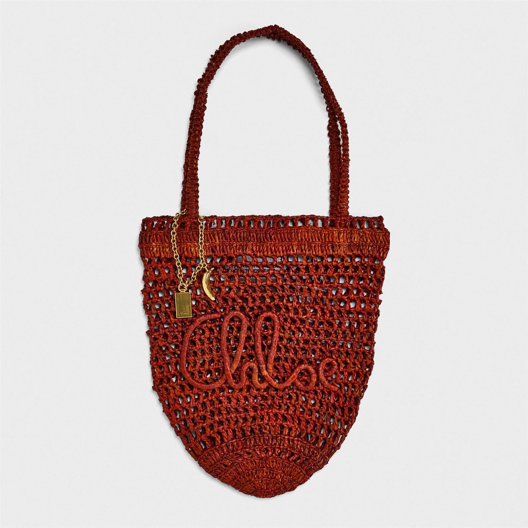 Chloe Summer Shoulder Straw Bag
