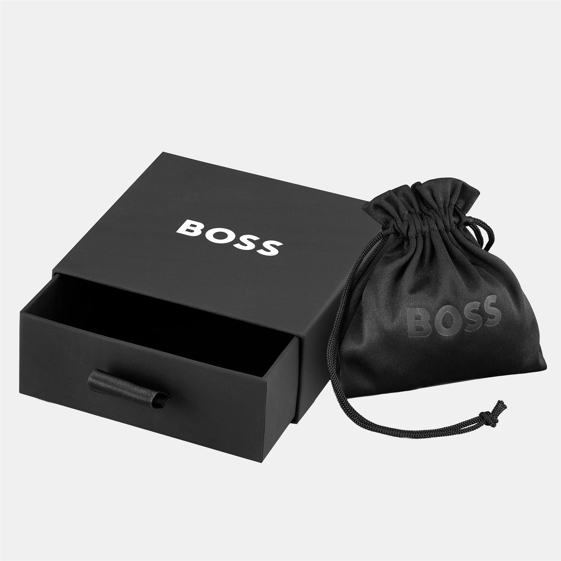 Boss BOSS Kassy Emblem Stainless Steel Black IP Pendant Bracelet