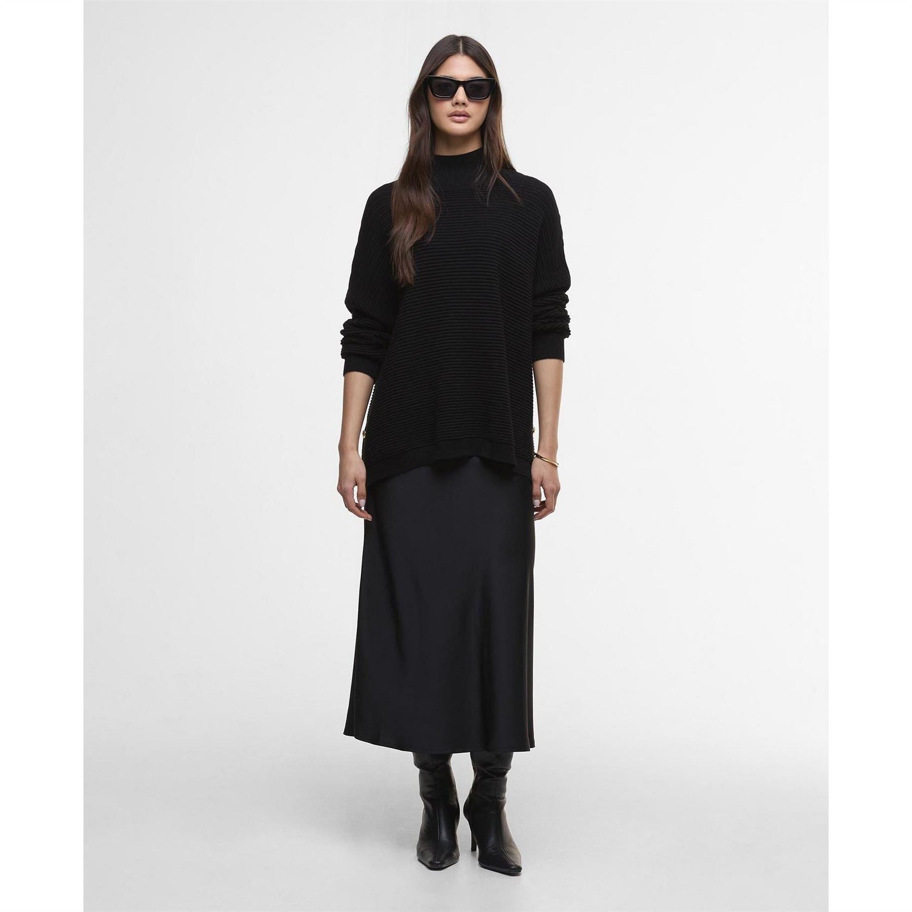 Barbour International Funnel Neck Jumper