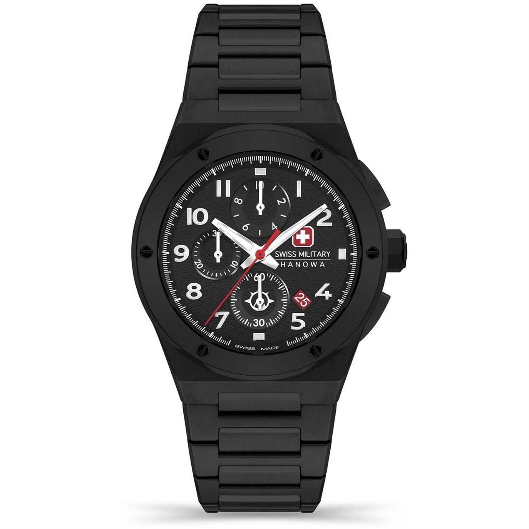 Swiss Military Black Analogue Quartz Watch
