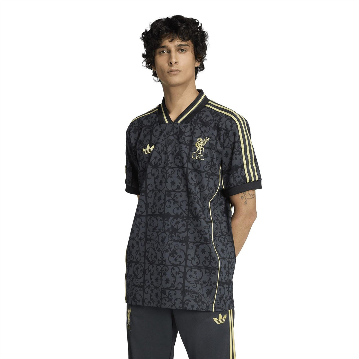 adidas Liverpool Football Club V-Neck Short Sleeve Jersey