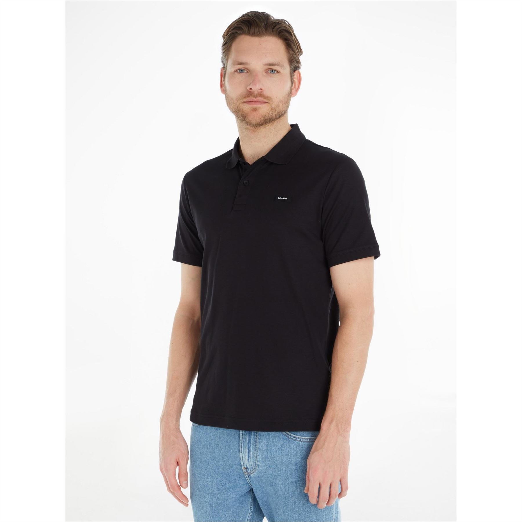 Calvin Klein Liquid Touch Slim Short Sleeve Polo Shirt