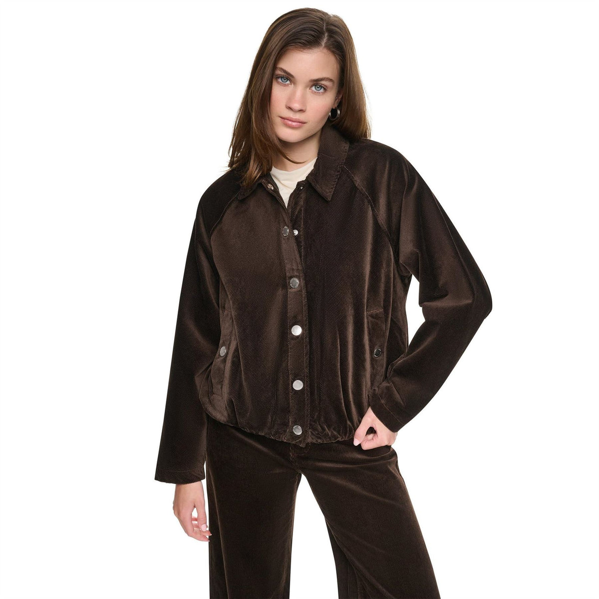 DKNY Corduroy Bubble Jacket