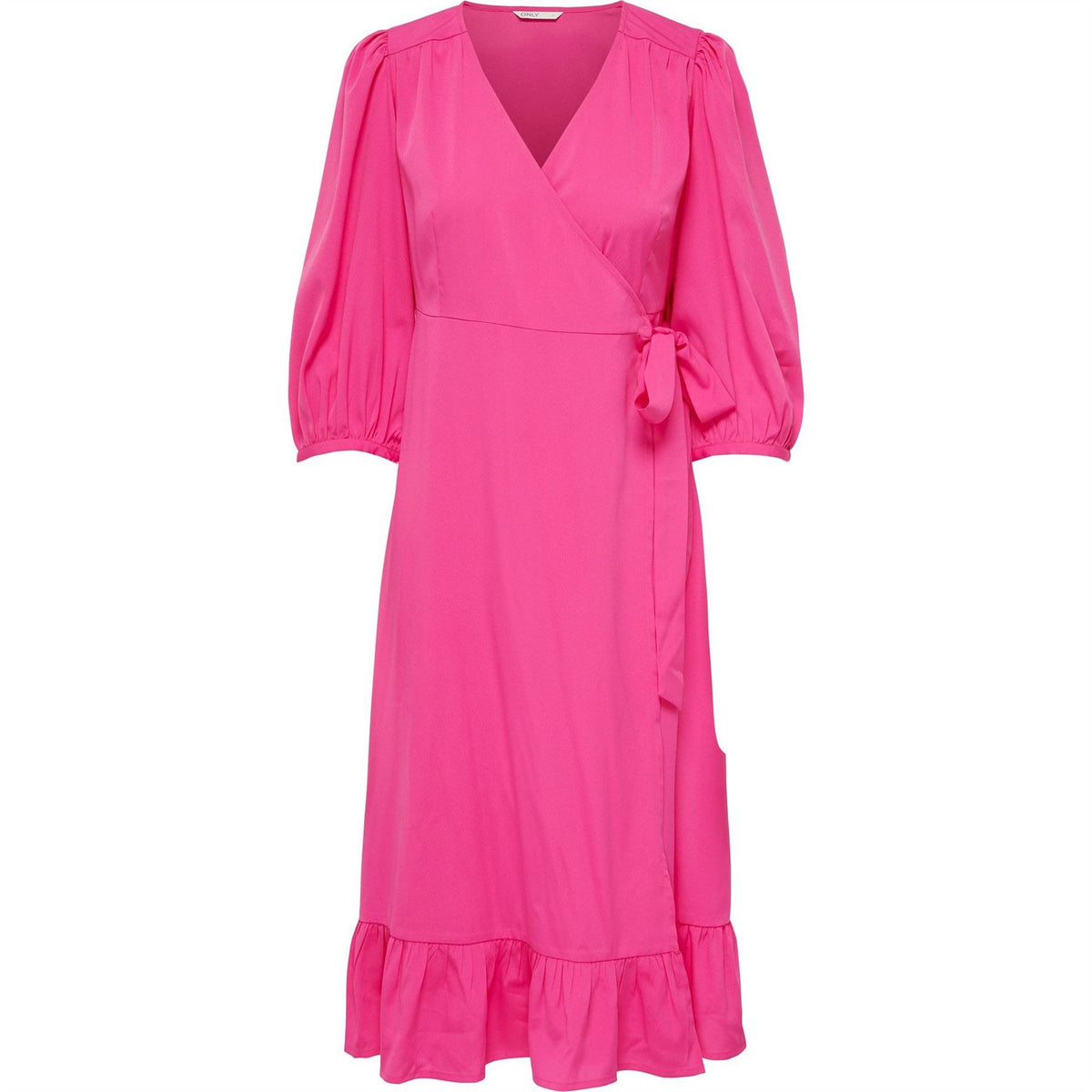 Only Olivia V-Neck Midi Wrap Dress