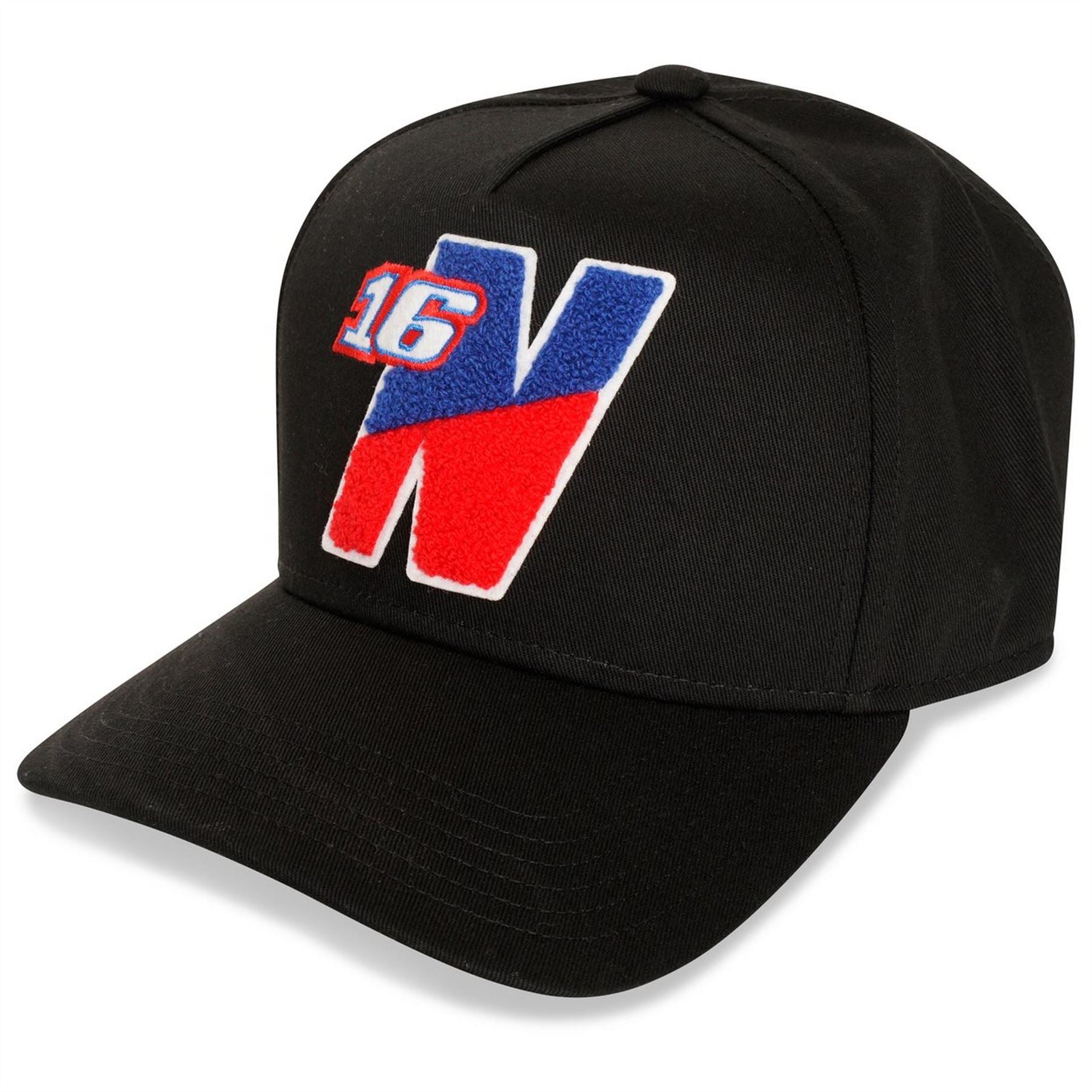 Societe Noir Number Lettering Snapback Cap