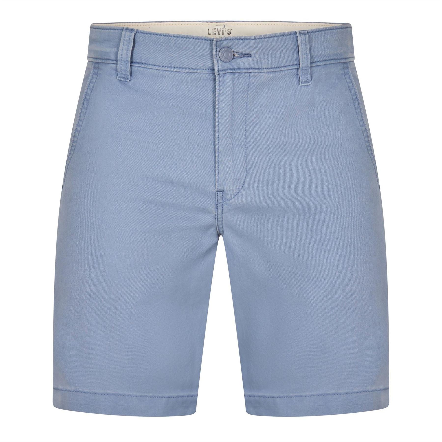 Levis 
Solid Patterned Kano Blue Chino Shorts