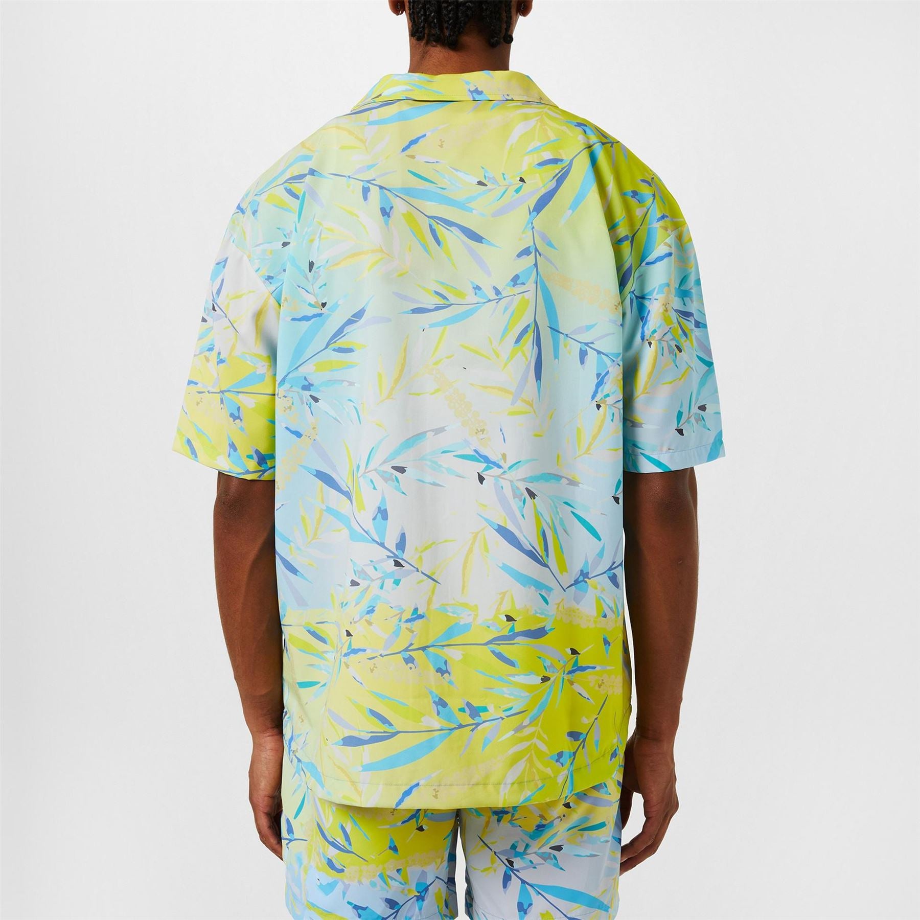 Hugo Beach Relaxed Short Sleeve Patterned Shirt