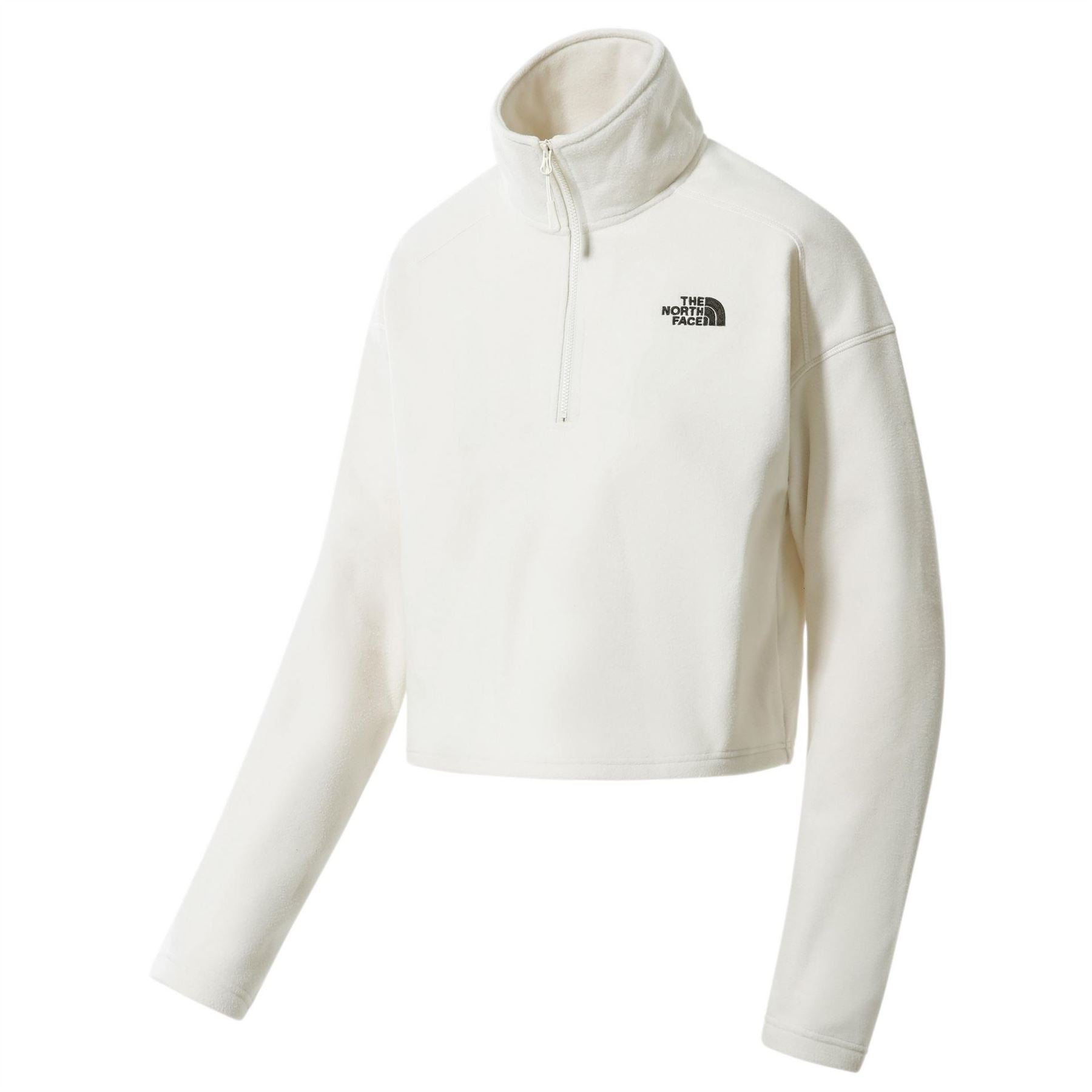 The North Face Glacier Quarter Zip Crop Fleece Top