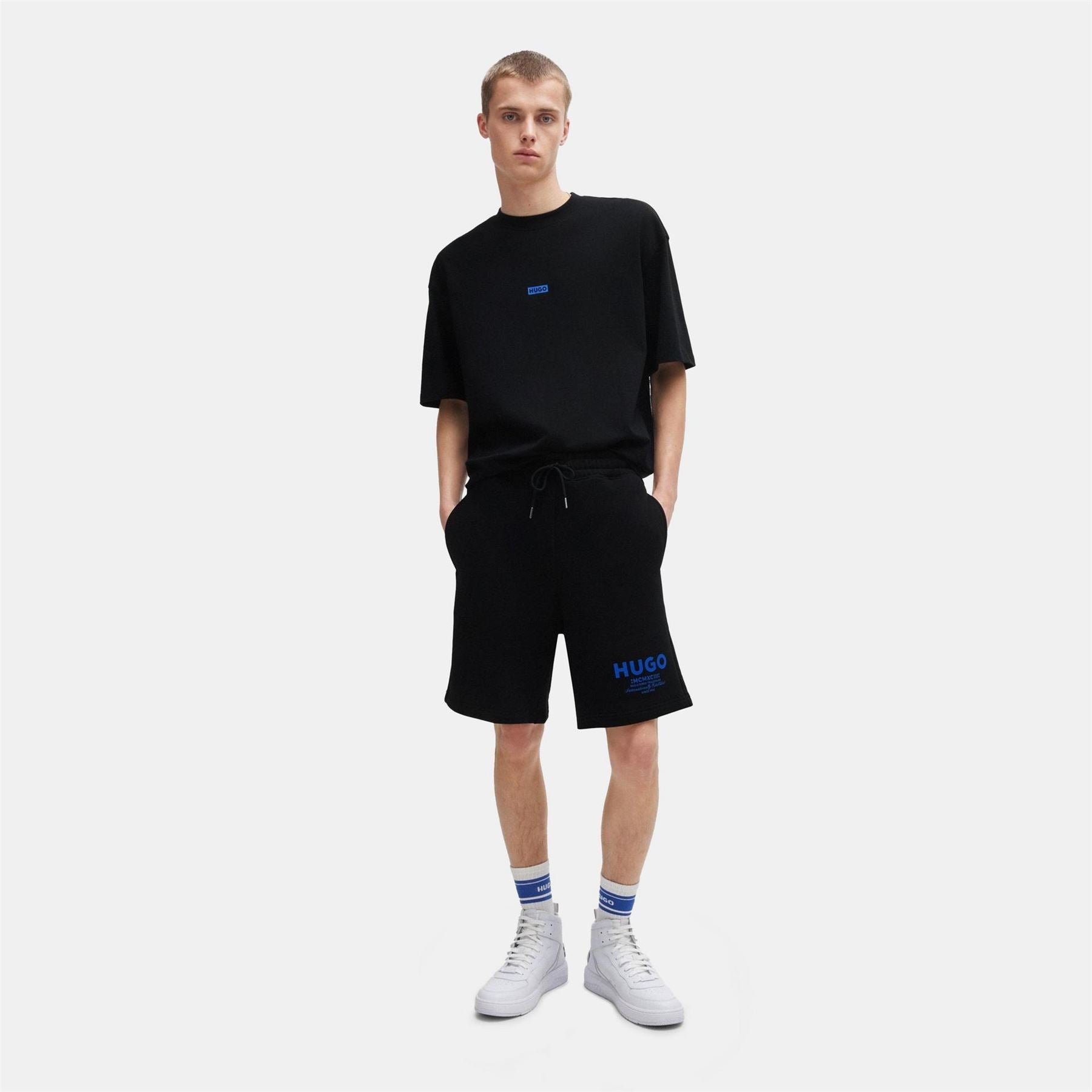 Hugo Nomario Fleece Jogger Shorts