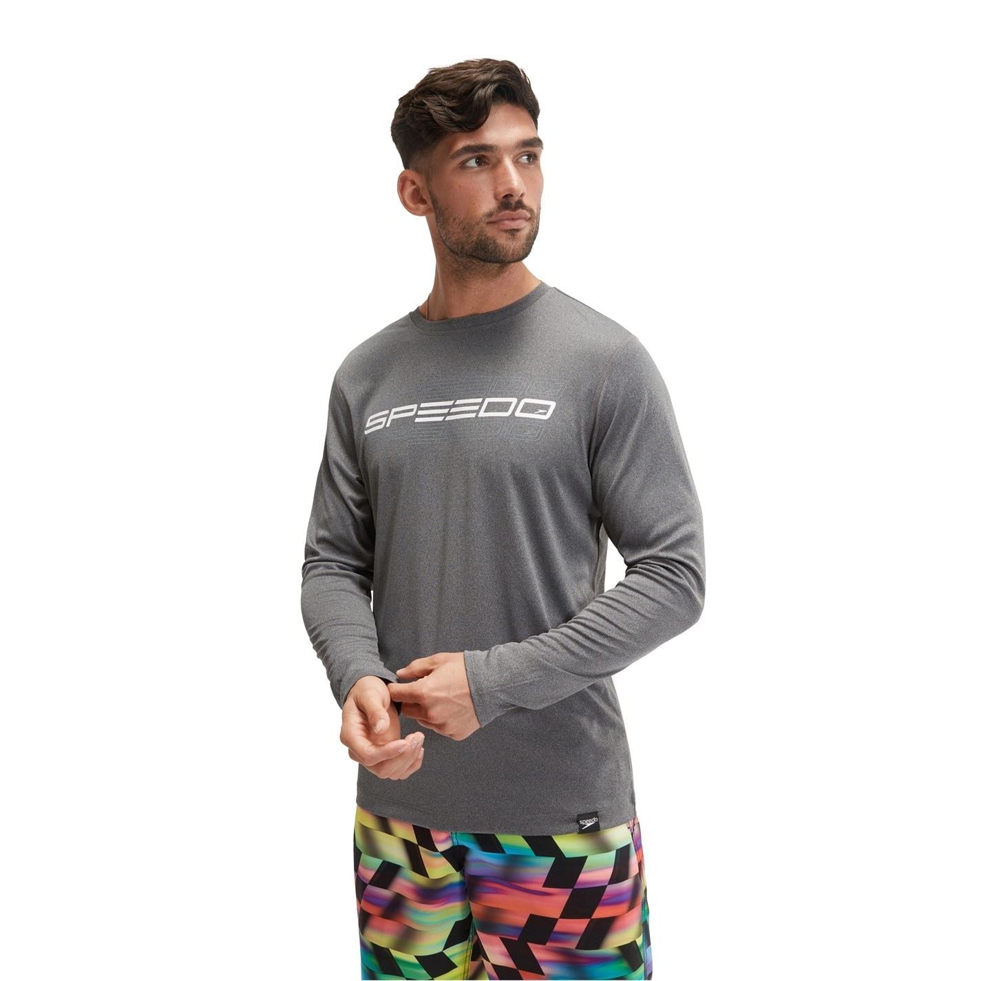 Speedo Long Sleeve Graphic Regular Fit T-Shirt
