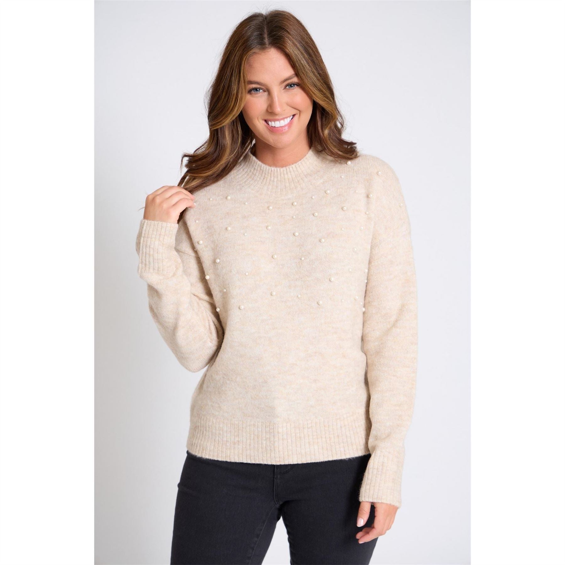 Be You Crew Neck Long Sleeve Regular Fit Sweater